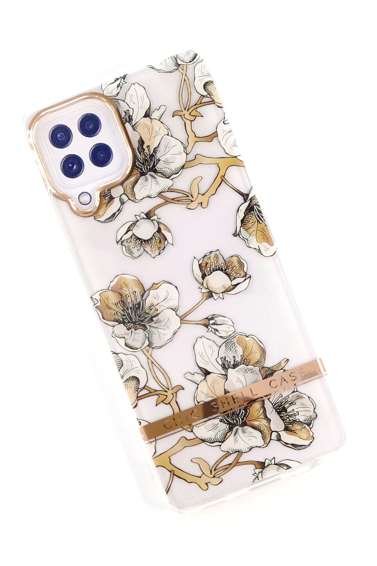 Newface Samsung Galaxy M32 Kılıf Palm Buzlu Kamera Sürgülü Silikon - Yeşil
