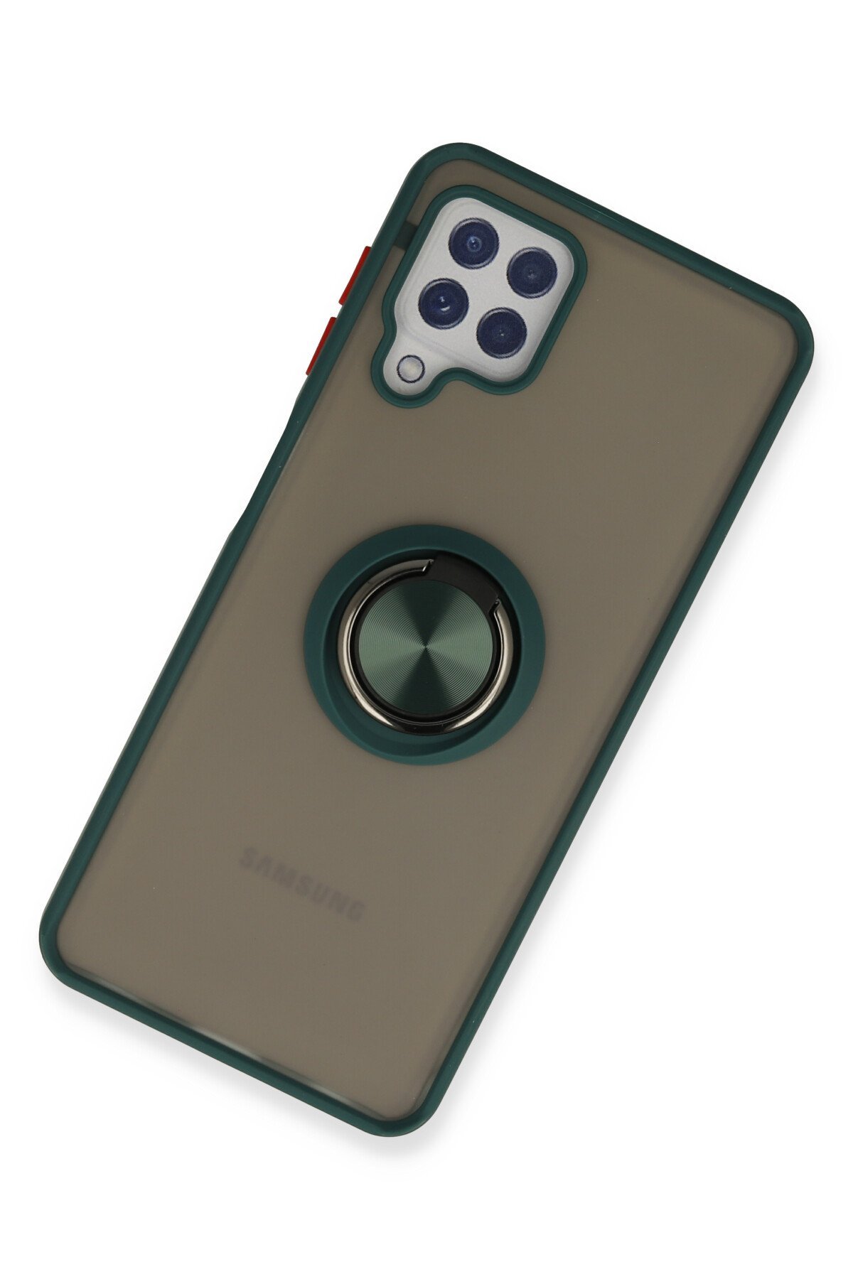 Newface Samsung Galaxy M32 Kılıf Liva Lens Silikon - Siyah
