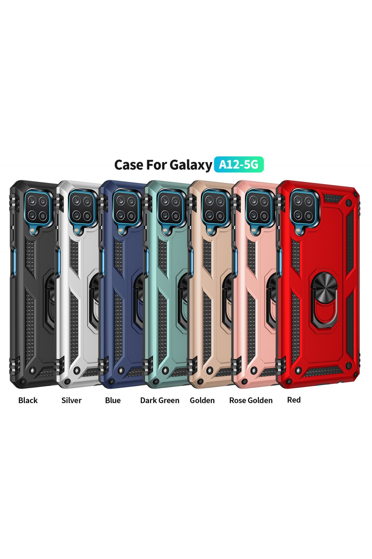 Newface Samsung Galaxy M32 Kılıf Ebruli Lansman Silikon - Lacivert-Krem