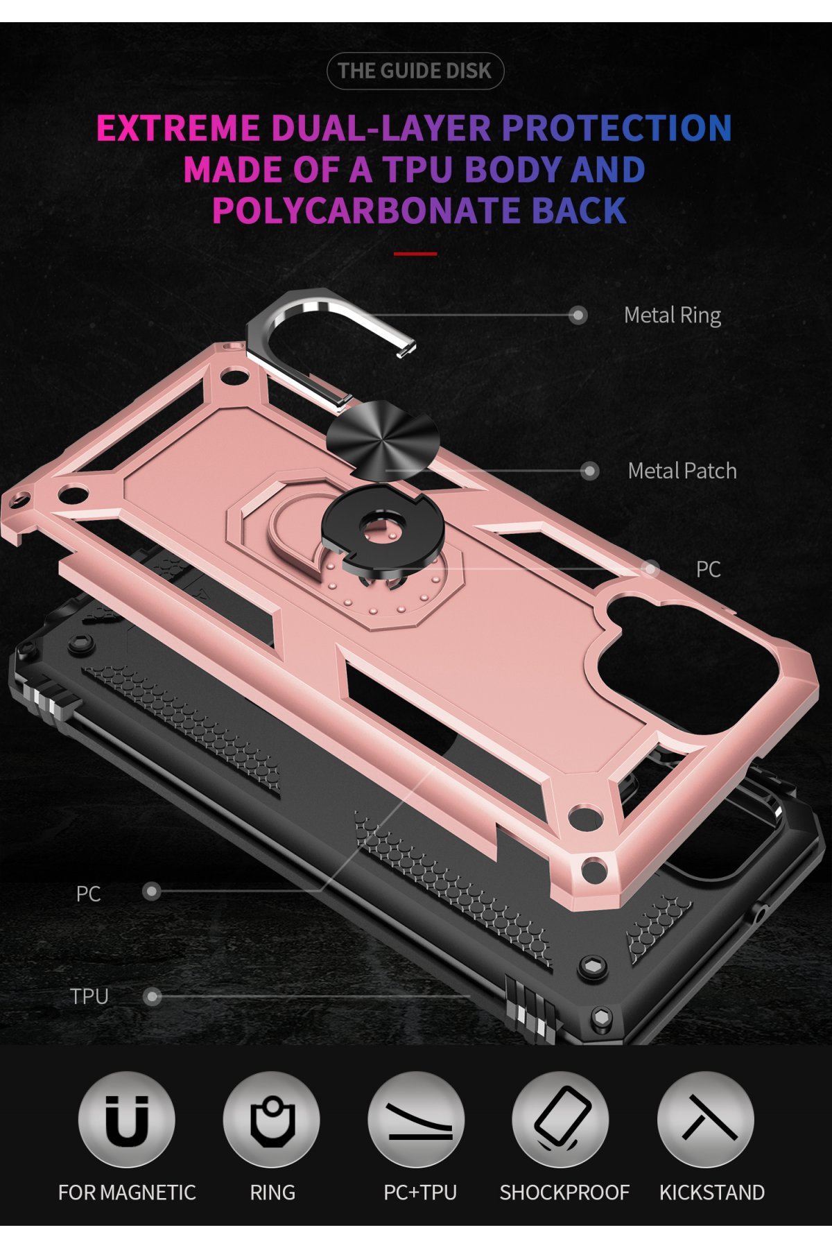 Newface Samsung Galaxy M32 Kılıf Ebruli Lansman Silikon - Lacivert-Krem