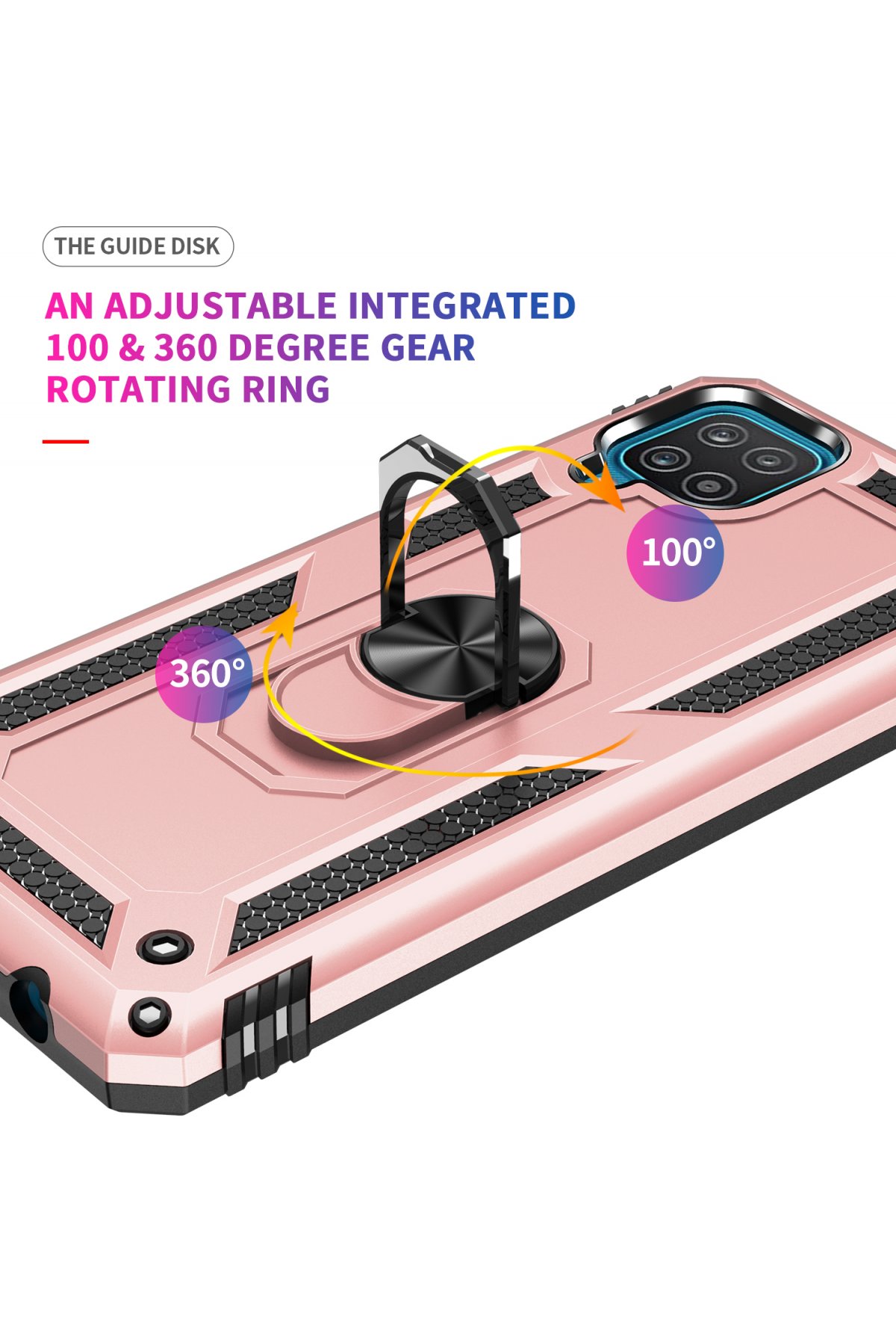 Newface Samsung Galaxy M32 Kılıf Ebruli Lansman Silikon - Lacivert-Krem