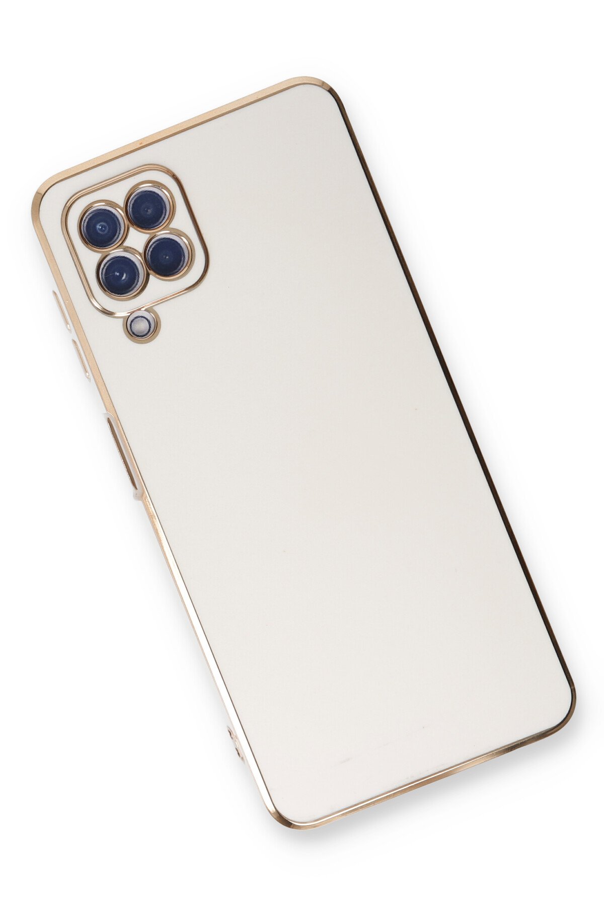 Newface Samsung Galaxy M32 Kılıf Kelvin Kartvizitli Silikon - Lila