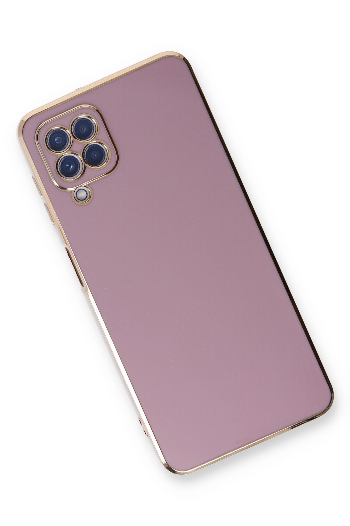 Newface Samsung Galaxy M32 Kılıf Lansman Glass Kapak - Koyu Yeşil
