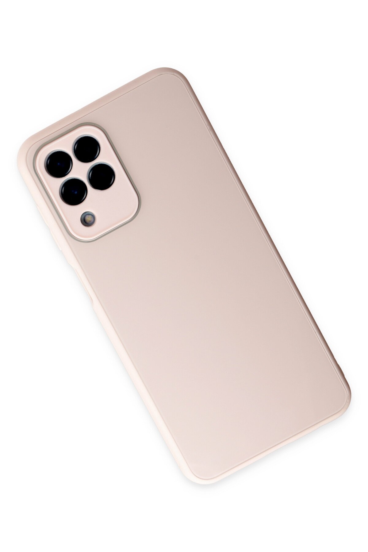Newface Samsung Galaxy M33 Kılıf Nano içi Kadife Silikon - Kırmızı