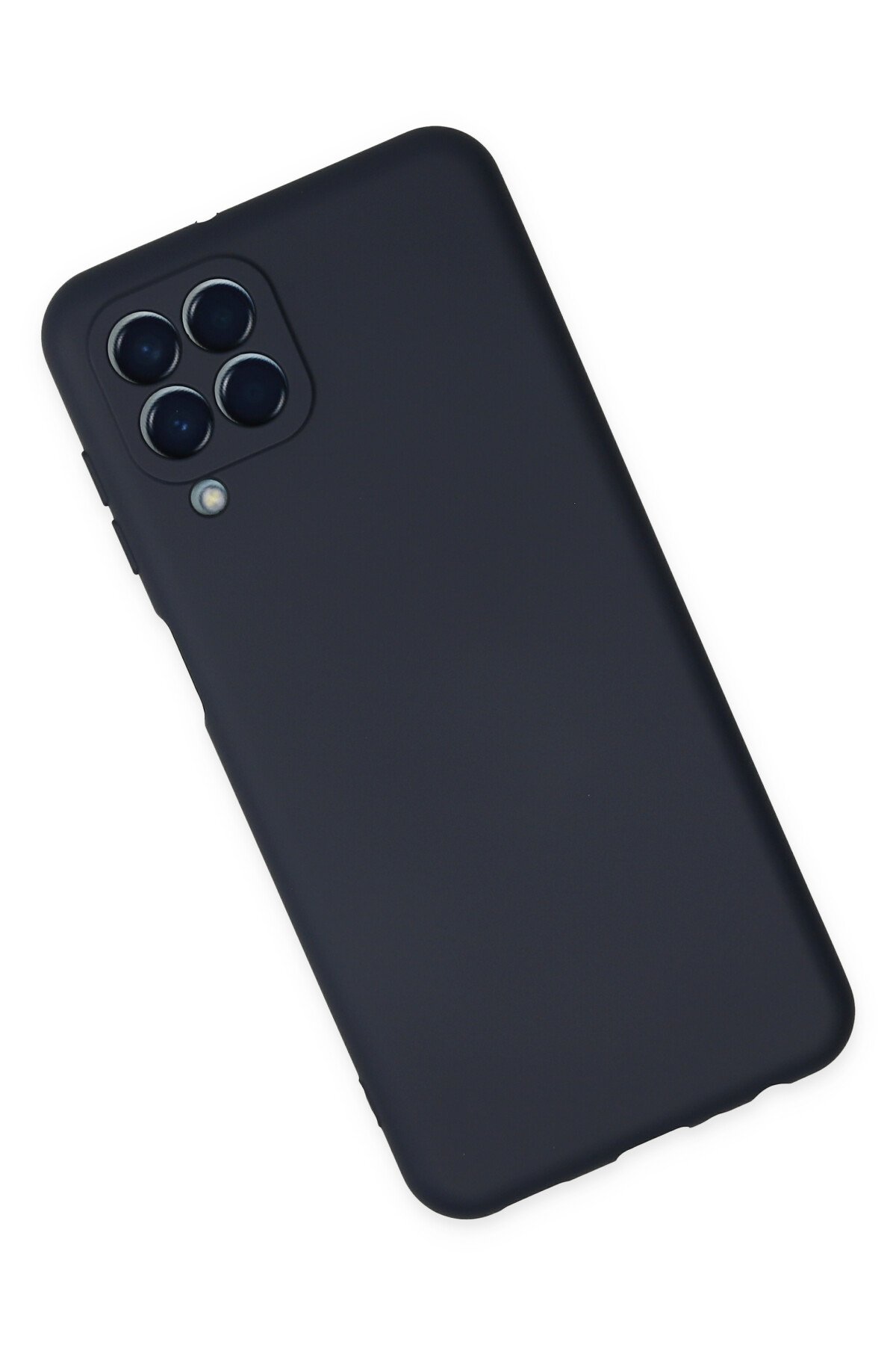 Newface Samsung Galaxy M33 Kılıf Glass Kapak - Bordo