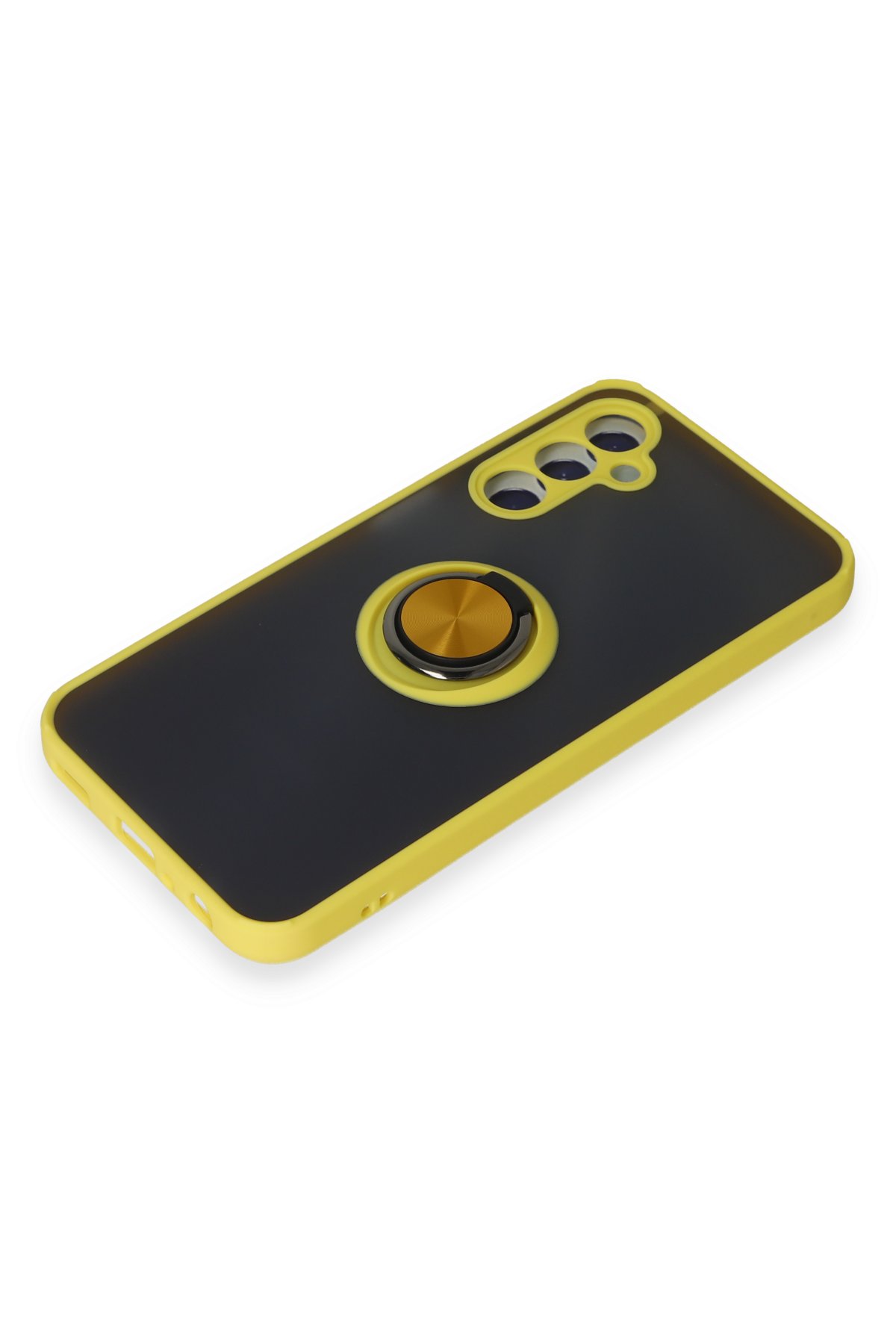 Newface Samsung Galaxy M34 5G Kılıf Zuma Kartvizitli Yüzüklü Silikon - Lila