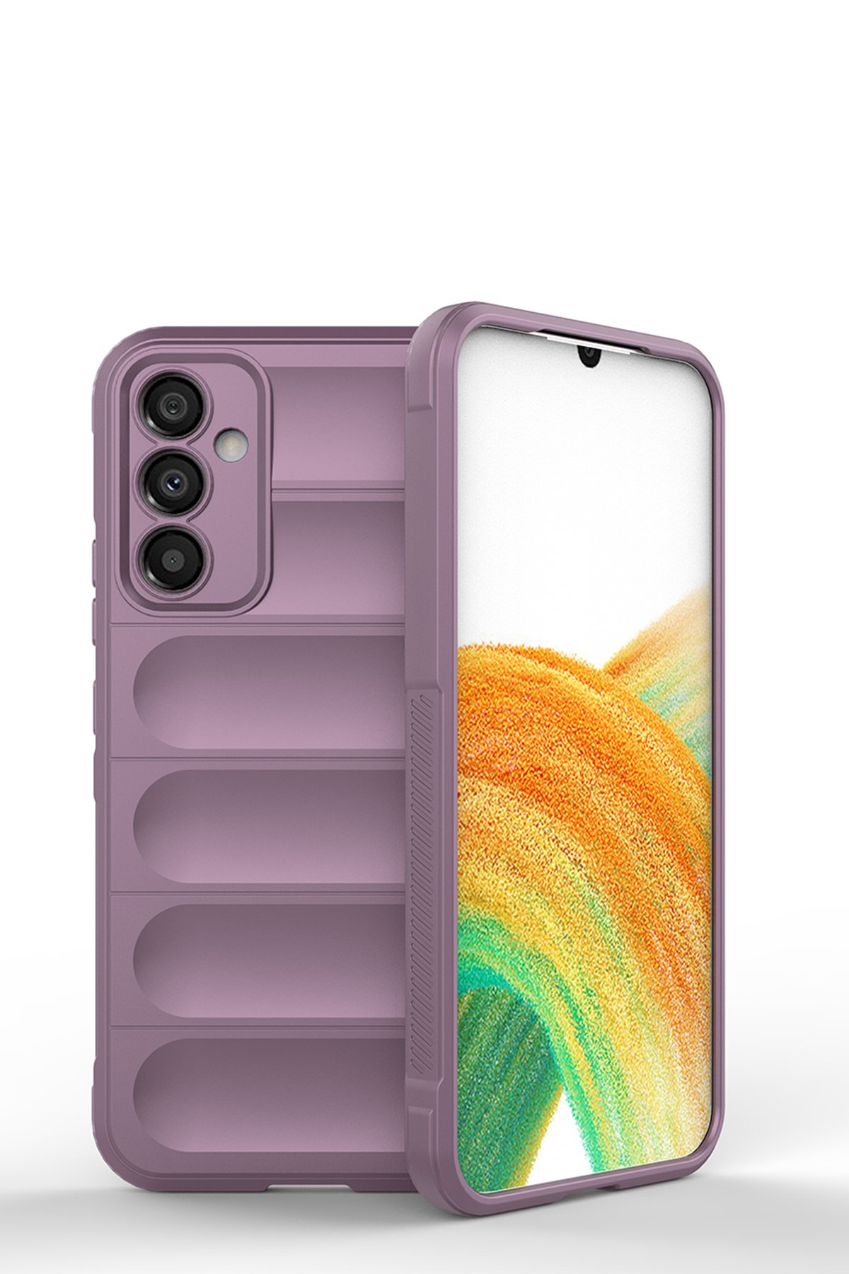 Newface Samsung Galaxy M34 5G Kılıf Loop Deri Silikon - Yeşil