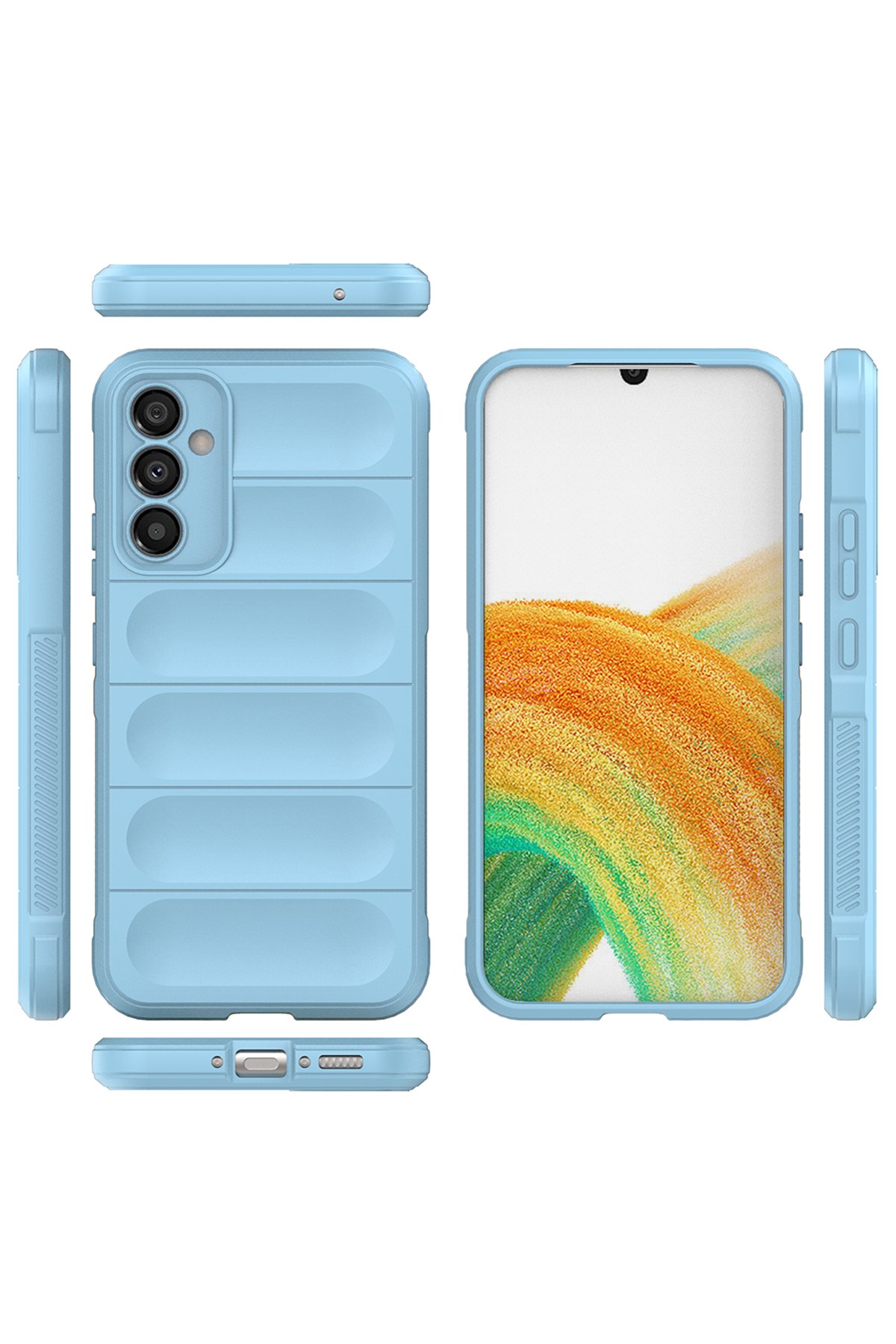 Newface Samsung Galaxy M34 5G 3D Antistatik Hayalet Cam Ekran Koruyucu