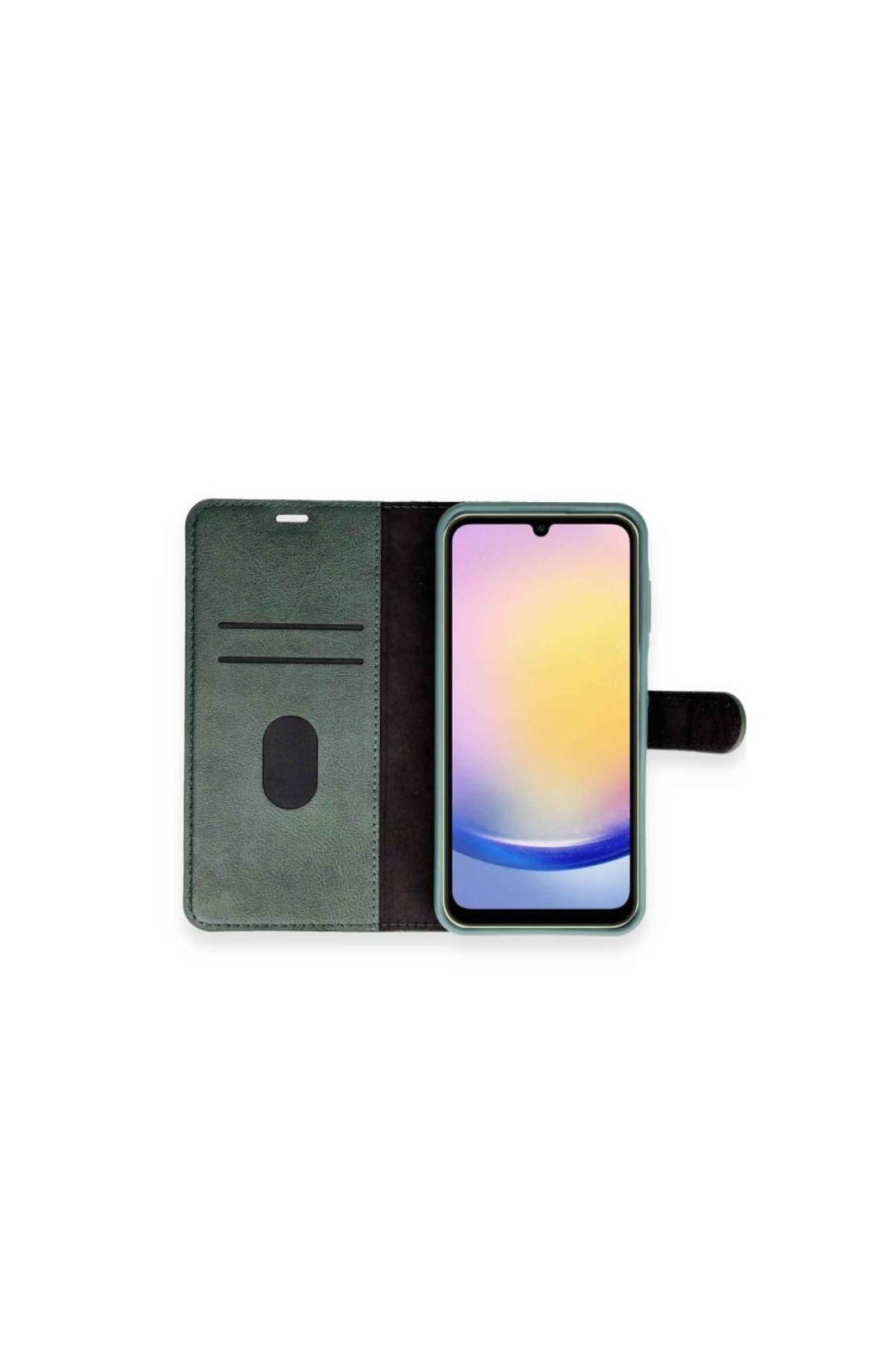 Newface Samsung Galaxy M34 5G Kılıf Loop Deri Silikon - Kahverengi