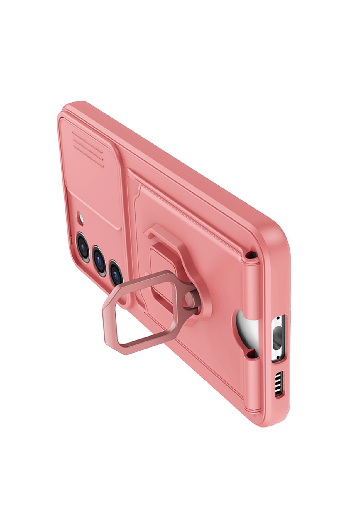 Newface Samsung Galaxy M34 5G Kılıf Nano içi Kadife Silikon - Sarı