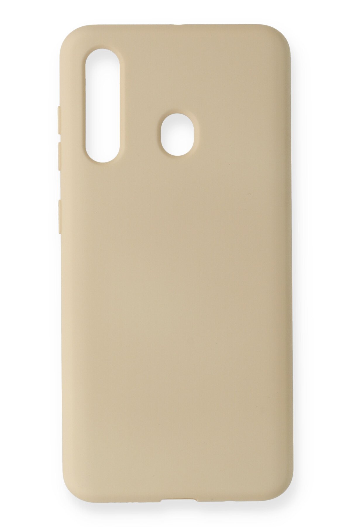 Newface Samsung Galaxy A60 Kılıf Nano içi Kadife Silikon - Turuncu