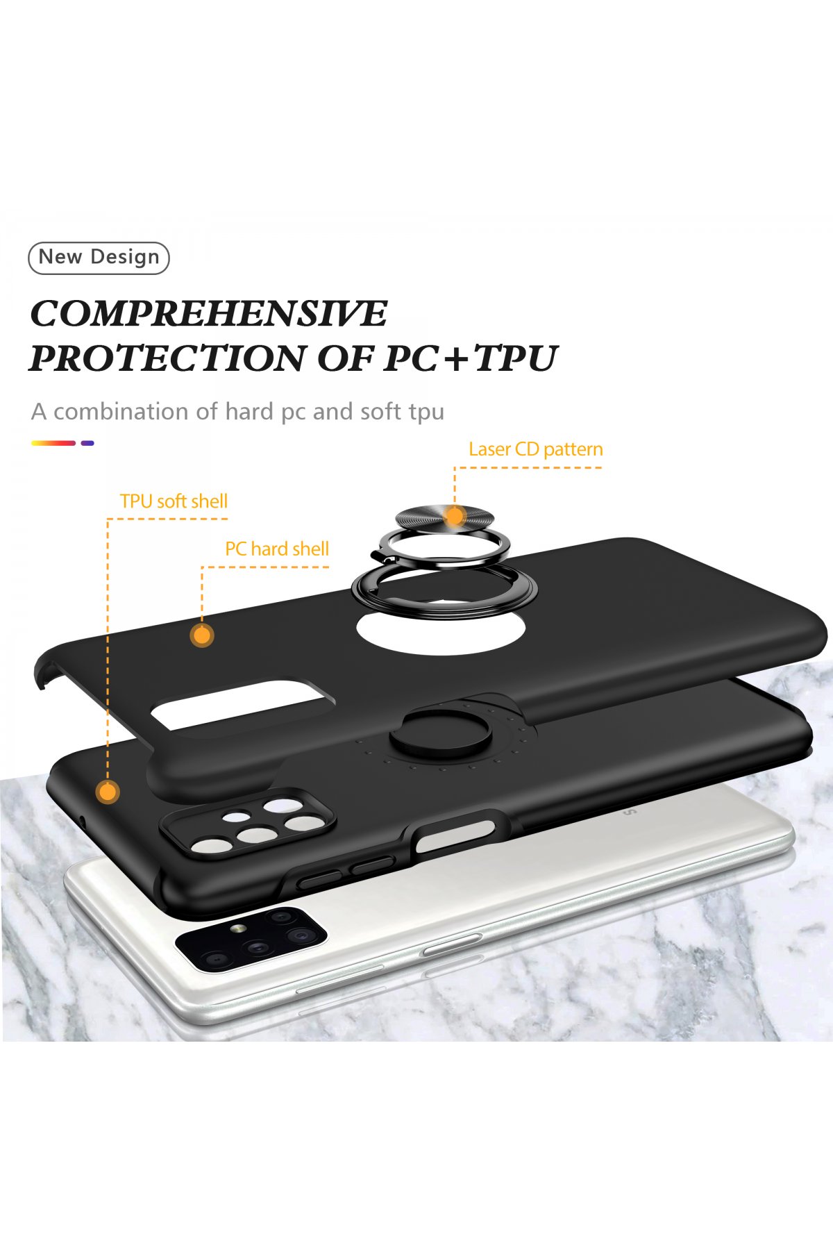 Newface Samsung Galaxy M51 Kılıf Nano içi Kadife Silikon - Lila