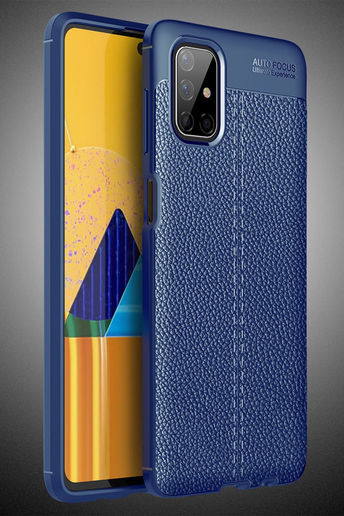 Newface Samsung Galaxy M51 Kılıf Platin Kamera Koruma Silikon - Siyah