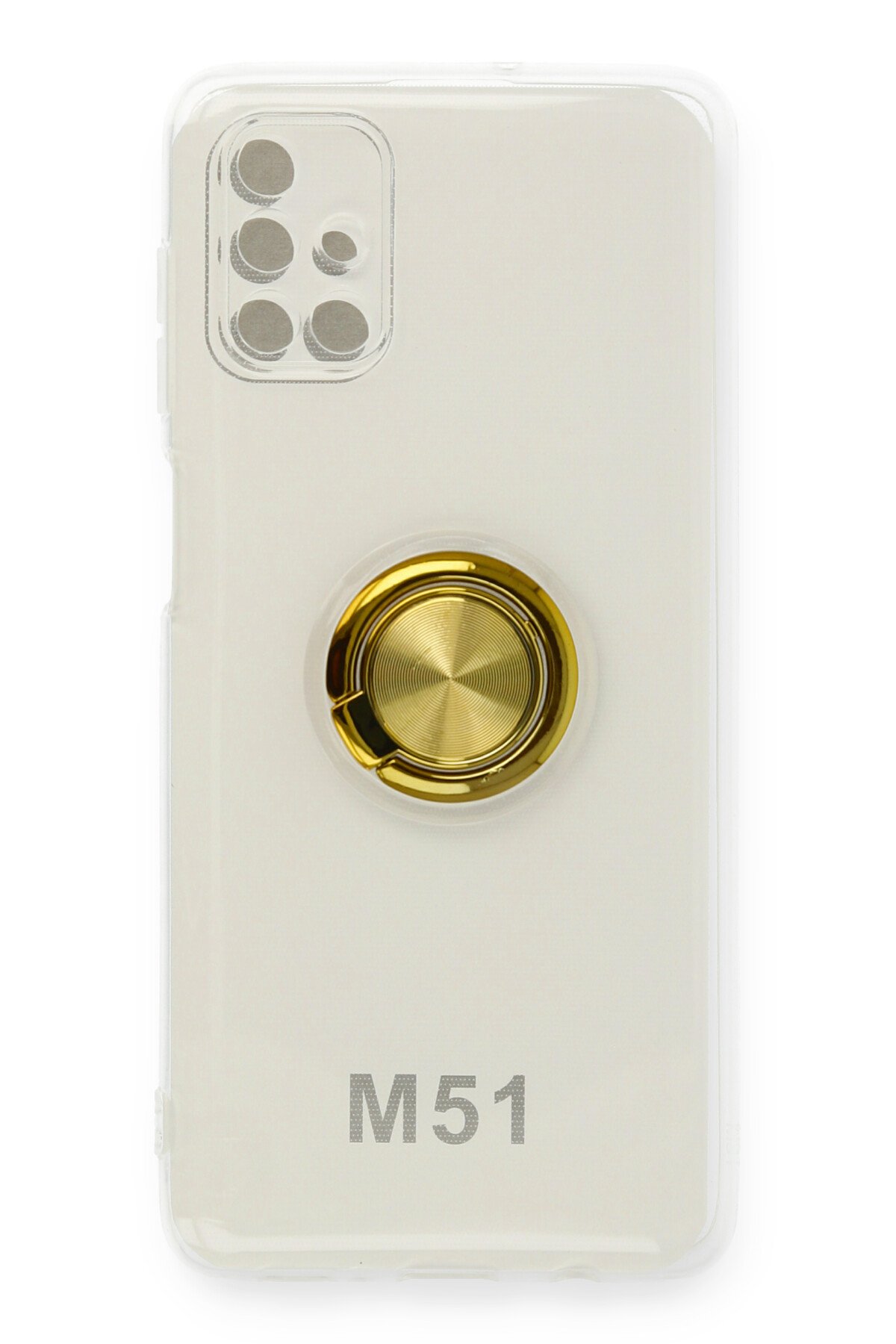 Newface Samsung Galaxy M51 Kılıf Palm Buzlu Kamera Sürgülü Silikon - Lila