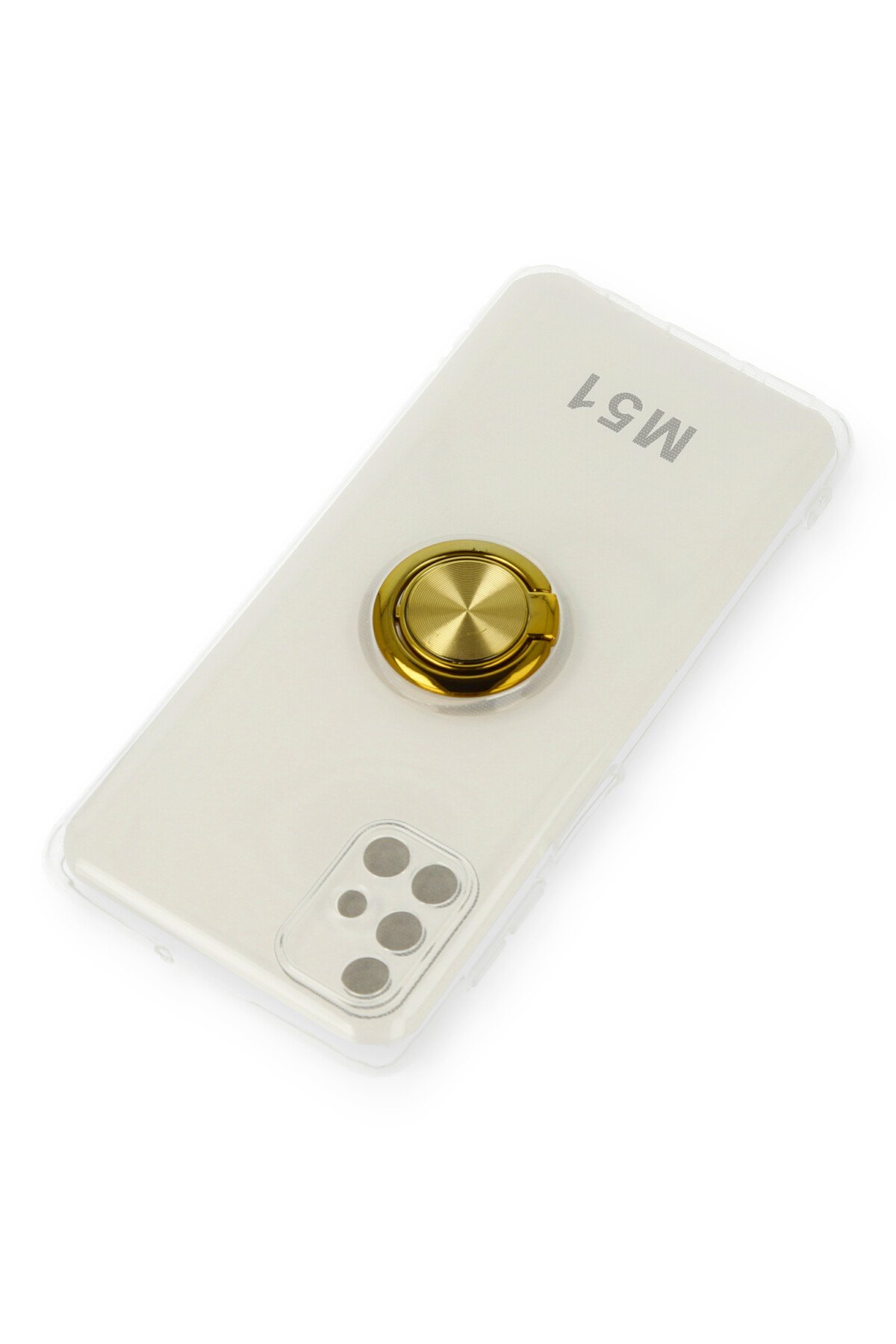 Newface Samsung Galaxy M51 Kılıf Palm Buzlu Kamera Sürgülü Silikon - Lila