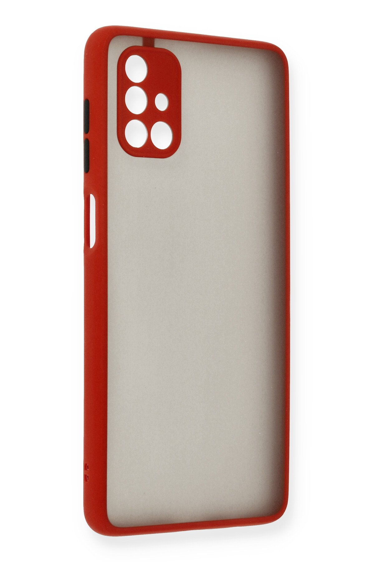 Newface Samsung Galaxy M51 Kılıf Nano içi Kadife Silikon - Gri