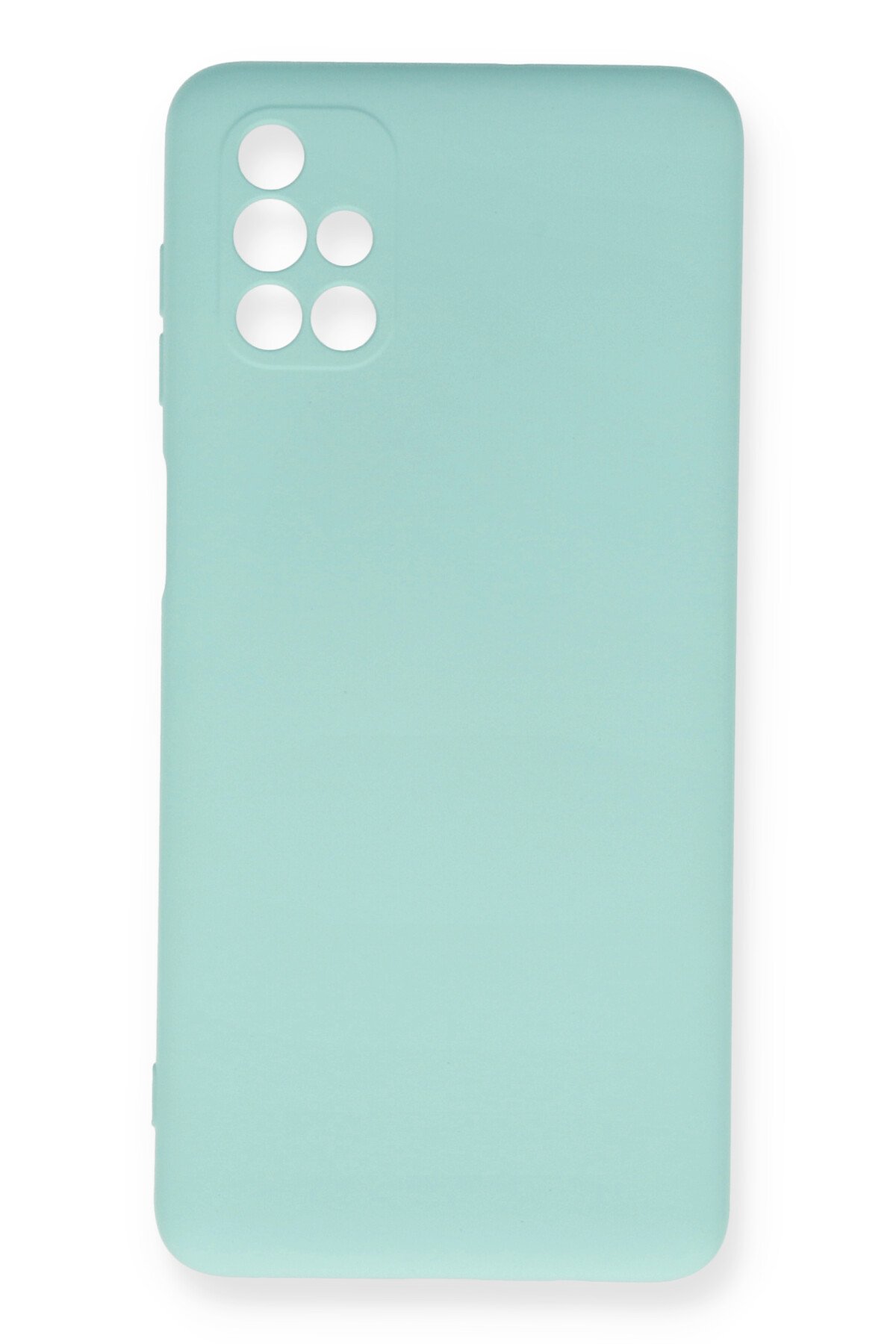 Newface Samsung Galaxy M51 Kılıf Nano içi Kadife Silikon - Mor