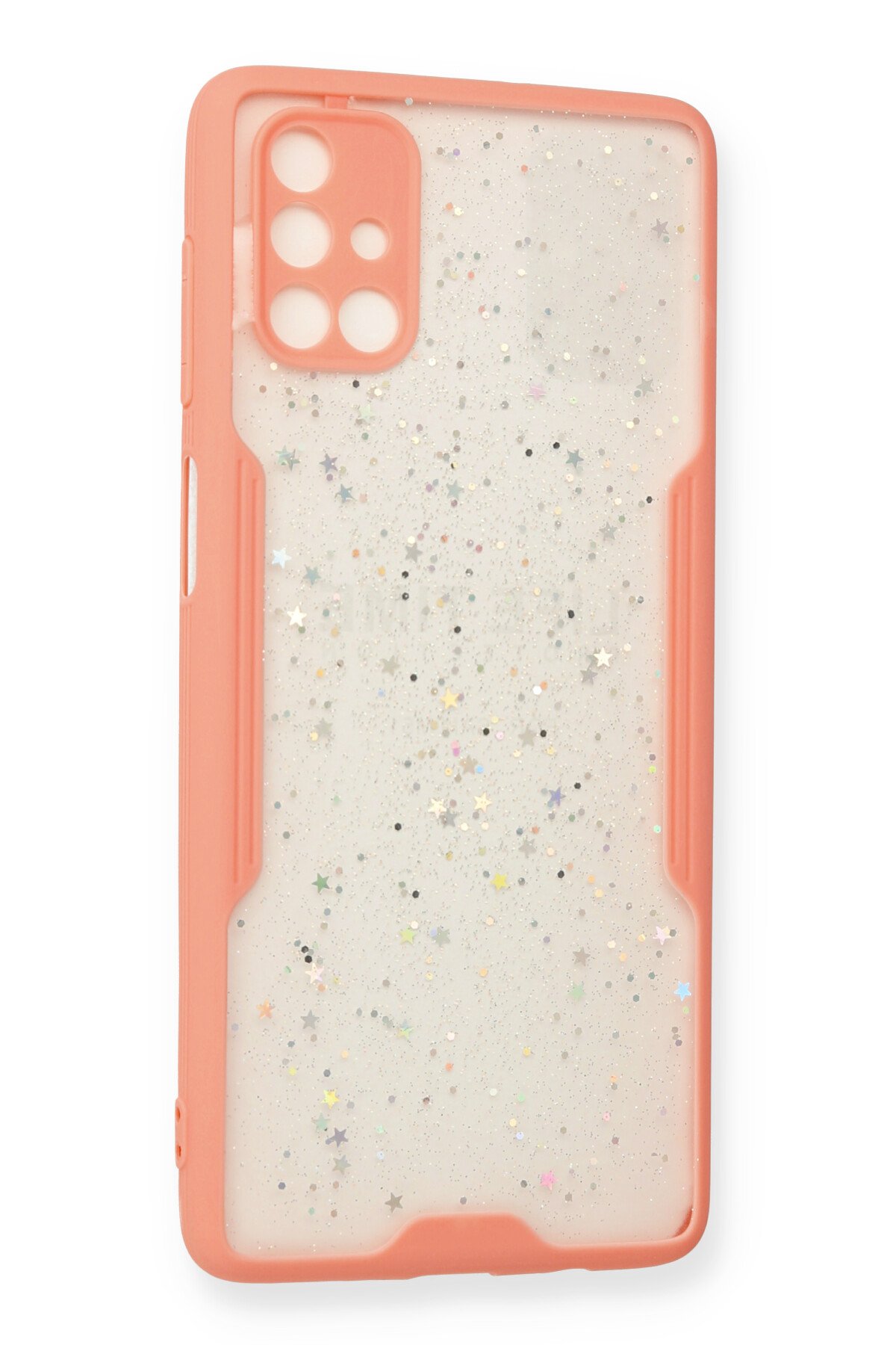 Newface Samsung Galaxy M51 Kılıf Palm Buzlu Kamera Sürgülü Silikon - Yeşil