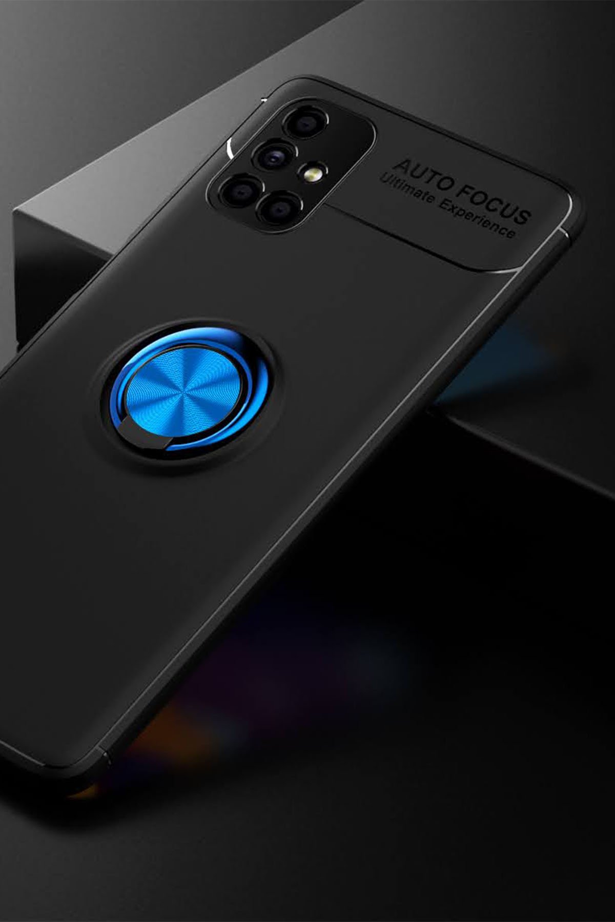 Newface Samsung Galaxy M51 Kılıf Lüx Çift Renkli Silikon - Turkuaz