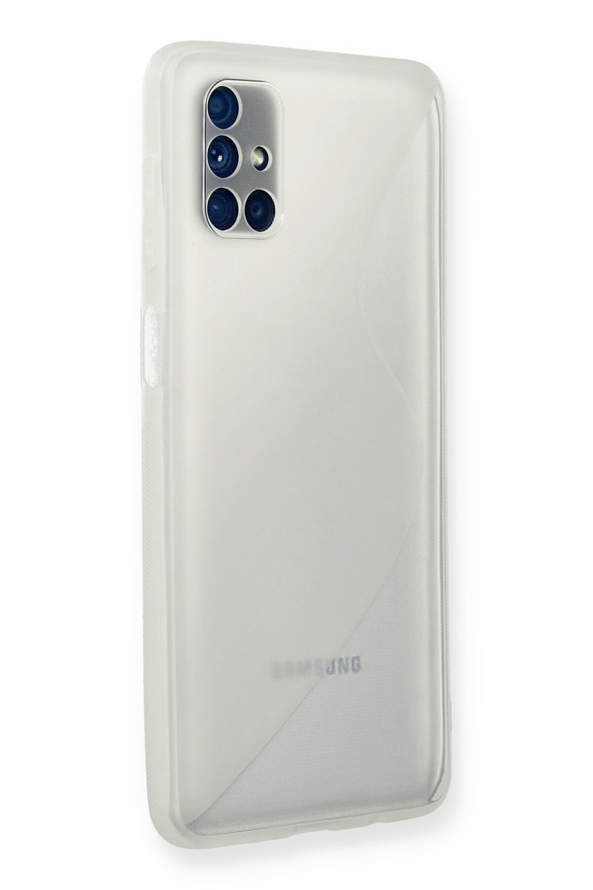 Newface Samsung Galaxy M51 Kılıf Focus Karbon Silikon - Siyah