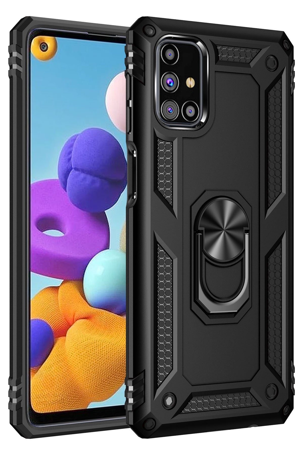 Newface Samsung Galaxy M51 Kılıf Trend S Plus Kapaklı Kılıf - Kırmızı