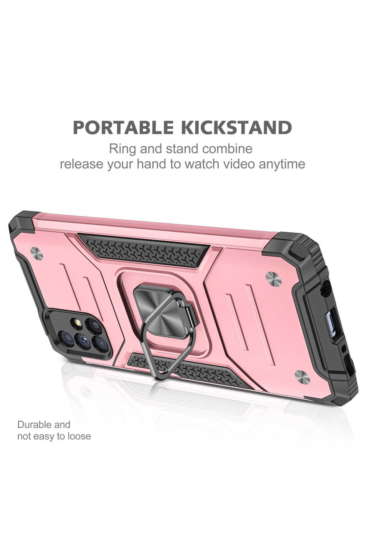 Newface Samsung Galaxy M51 Kılıf Platin Simli Silikon - Sarı