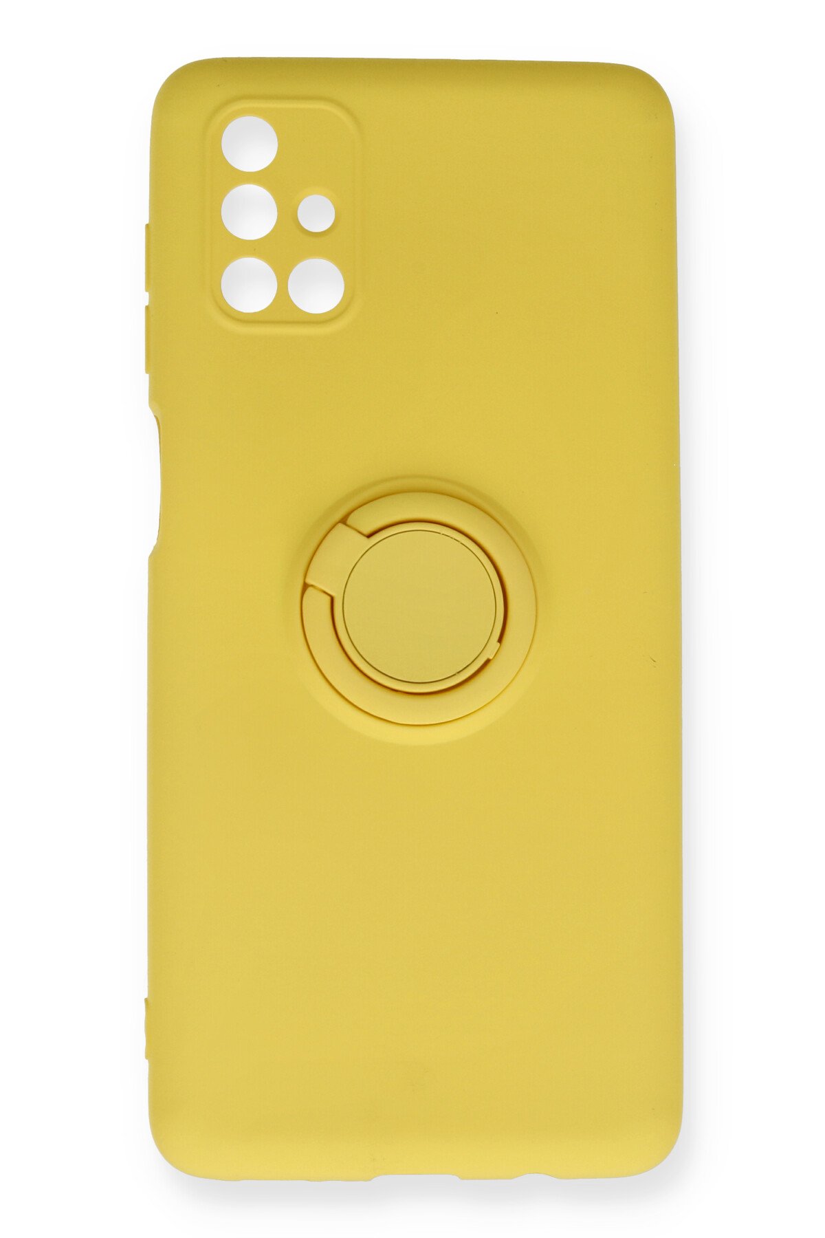 Newface Samsung Galaxy M51 Kılıf Viktor Yüzüklü Silikon - Lacivert