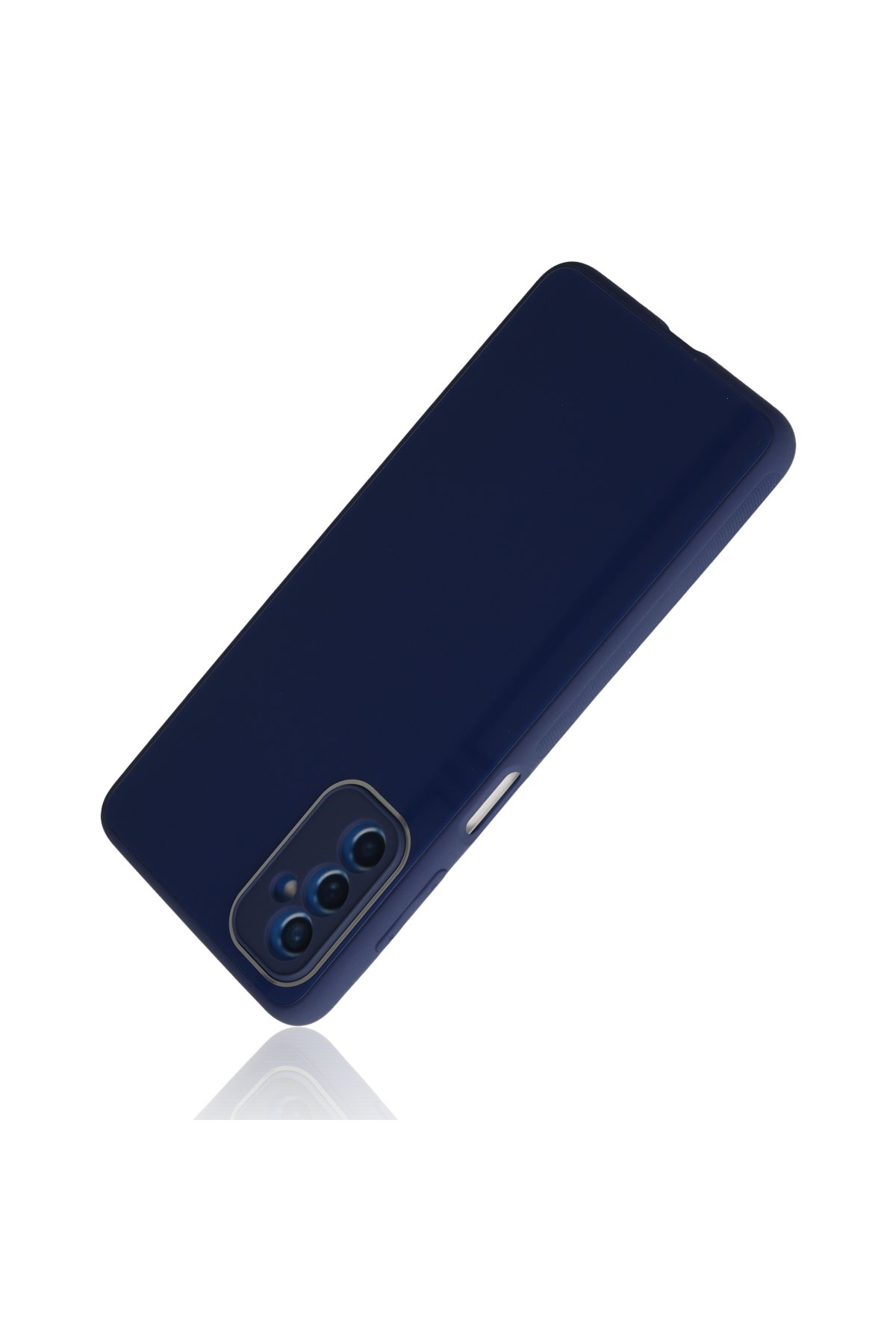 Newface Samsung Galaxy M52 5G Kılıf Glass Kapak - Bordo