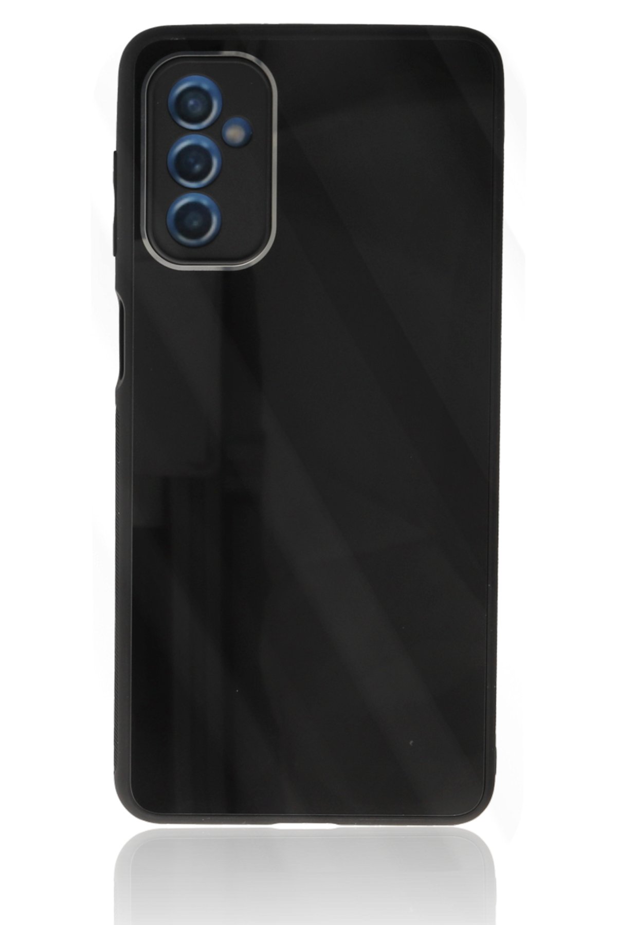 Newface Samsung Galaxy M52 5G Kılıf Loop Deri Silikon - Yeşil
