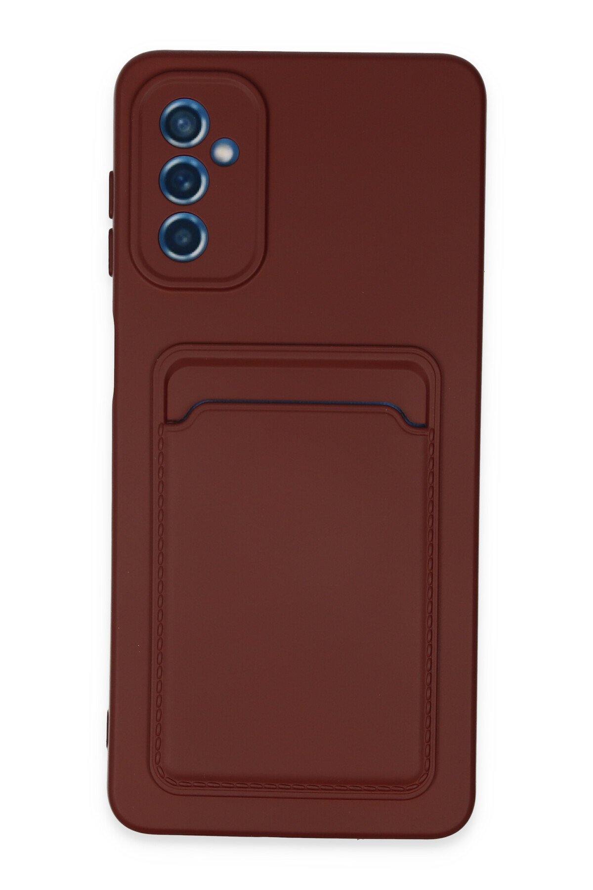 Newface Samsung Galaxy M52 5G Kılıf Montreal Silikon Kapak - Lacivert