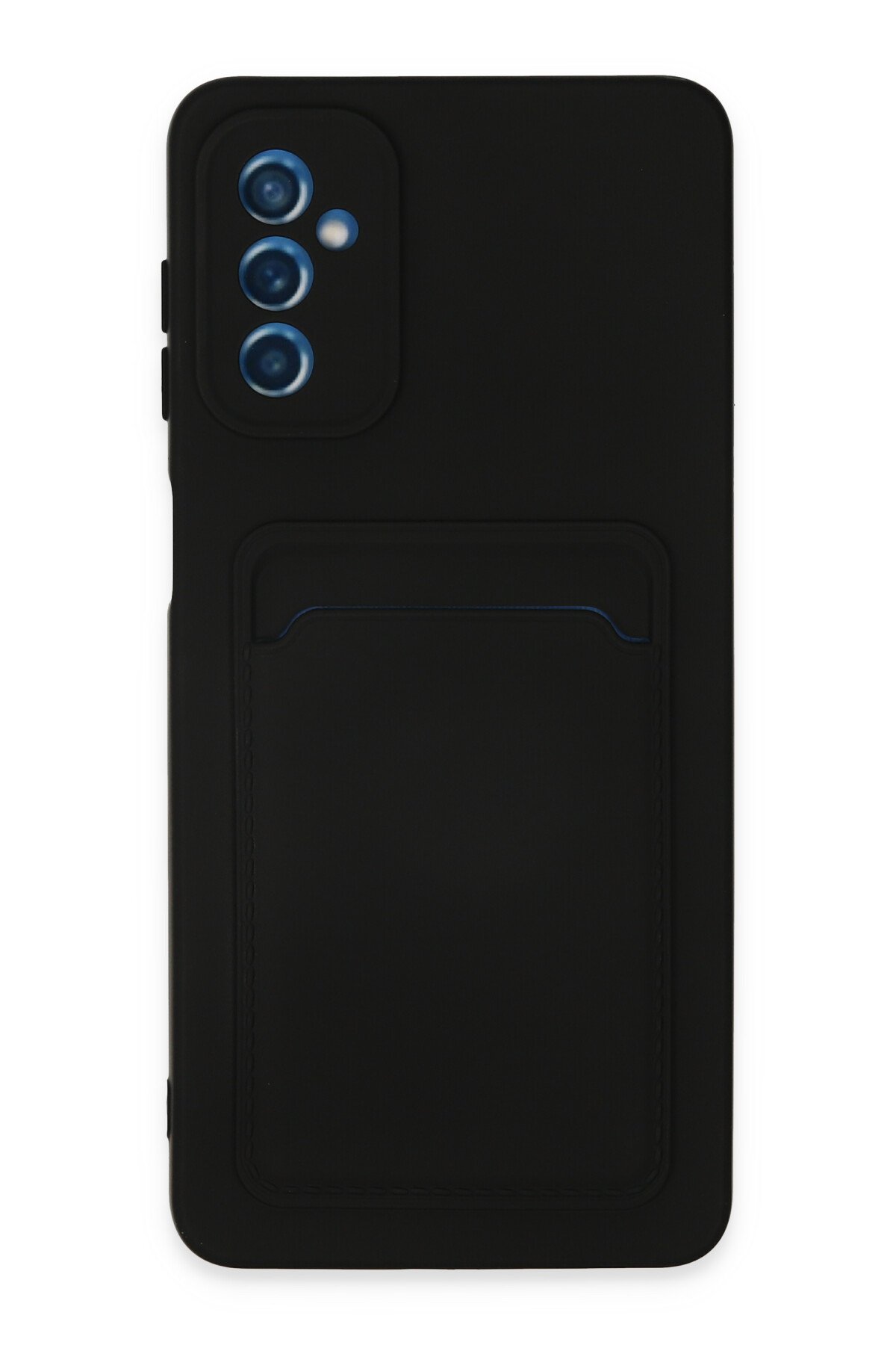 Newface Samsung Galaxy M52 5G Kılıf Nano içi Kadife  Silikon - Sky Blue