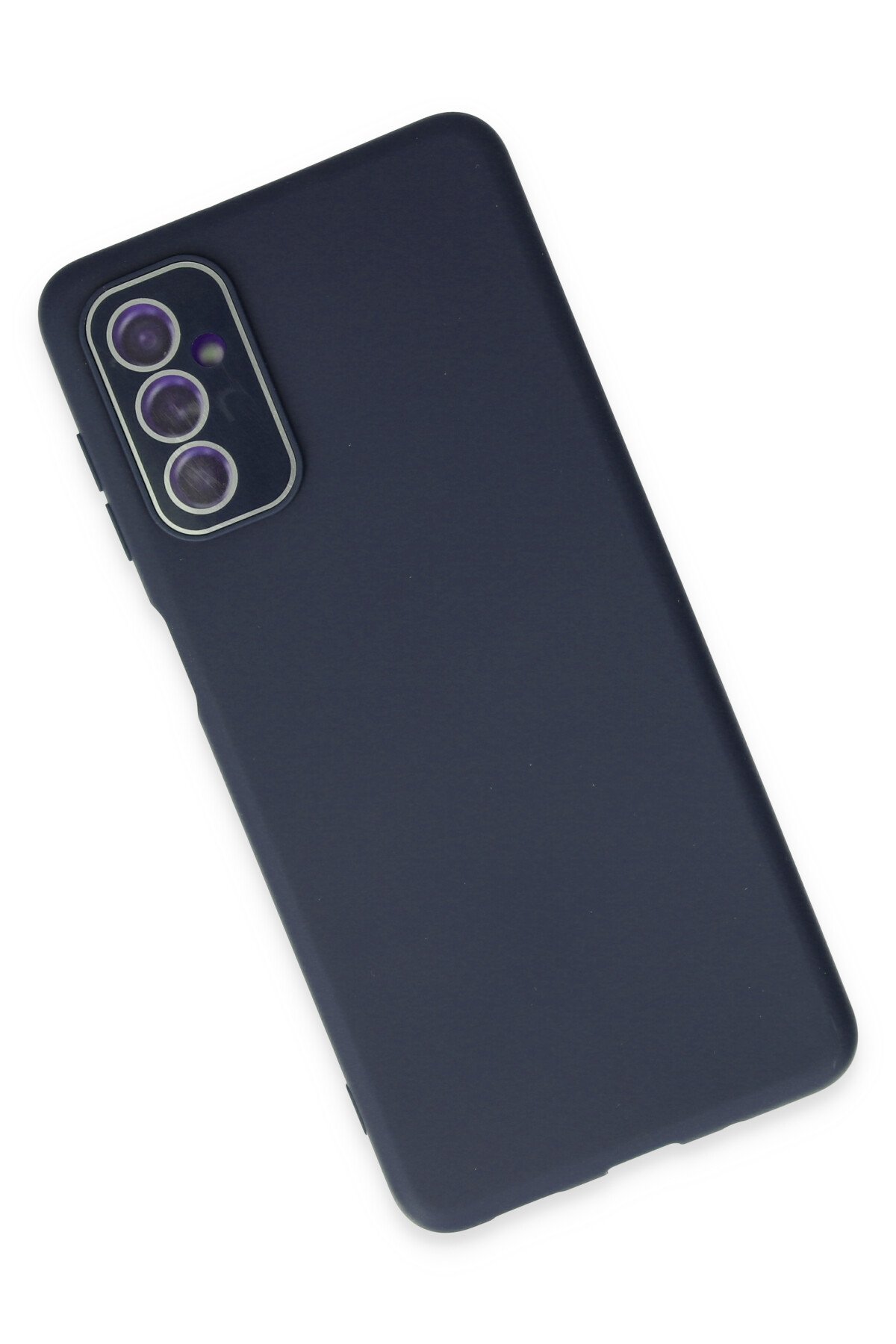 Newface Samsung Galaxy M52 5G Kılıf Platin Silikon - Sarı