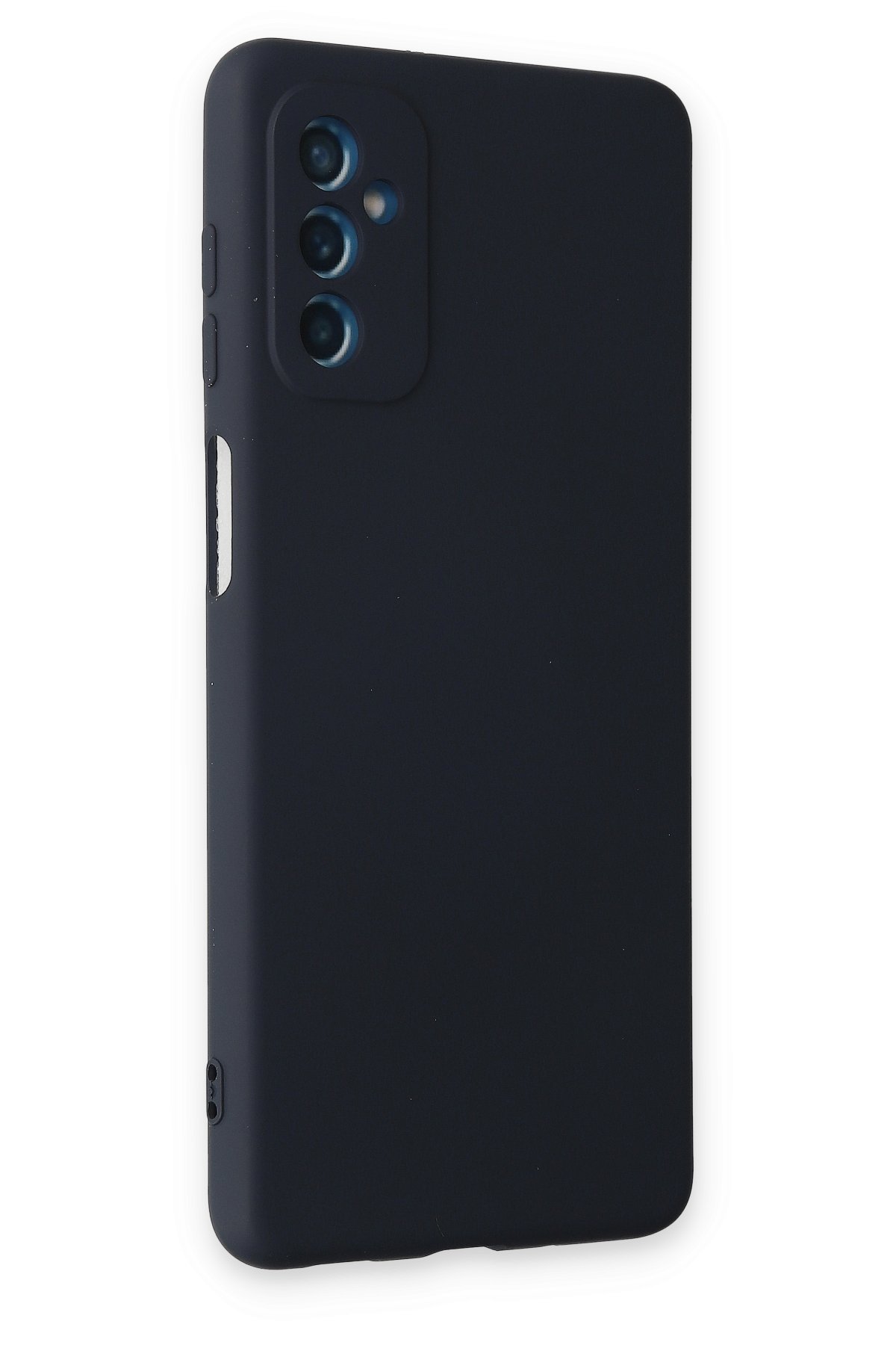 Newface Samsung Galaxy M52 5G Kılıf Pars Lens Yüzüklü Silikon - Gold