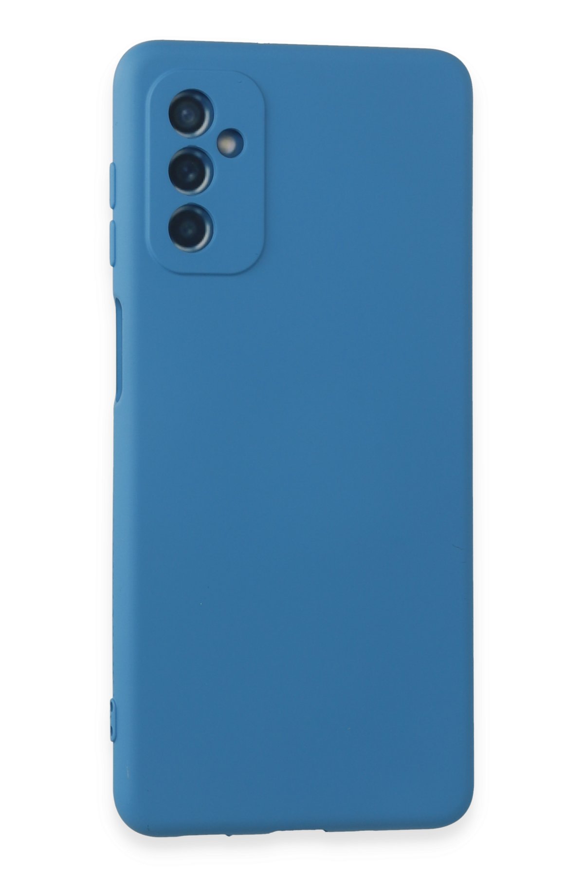 Newface Samsung Galaxy M52 5G Kılıf Pars Lens Yüzüklü Silikon - Gold