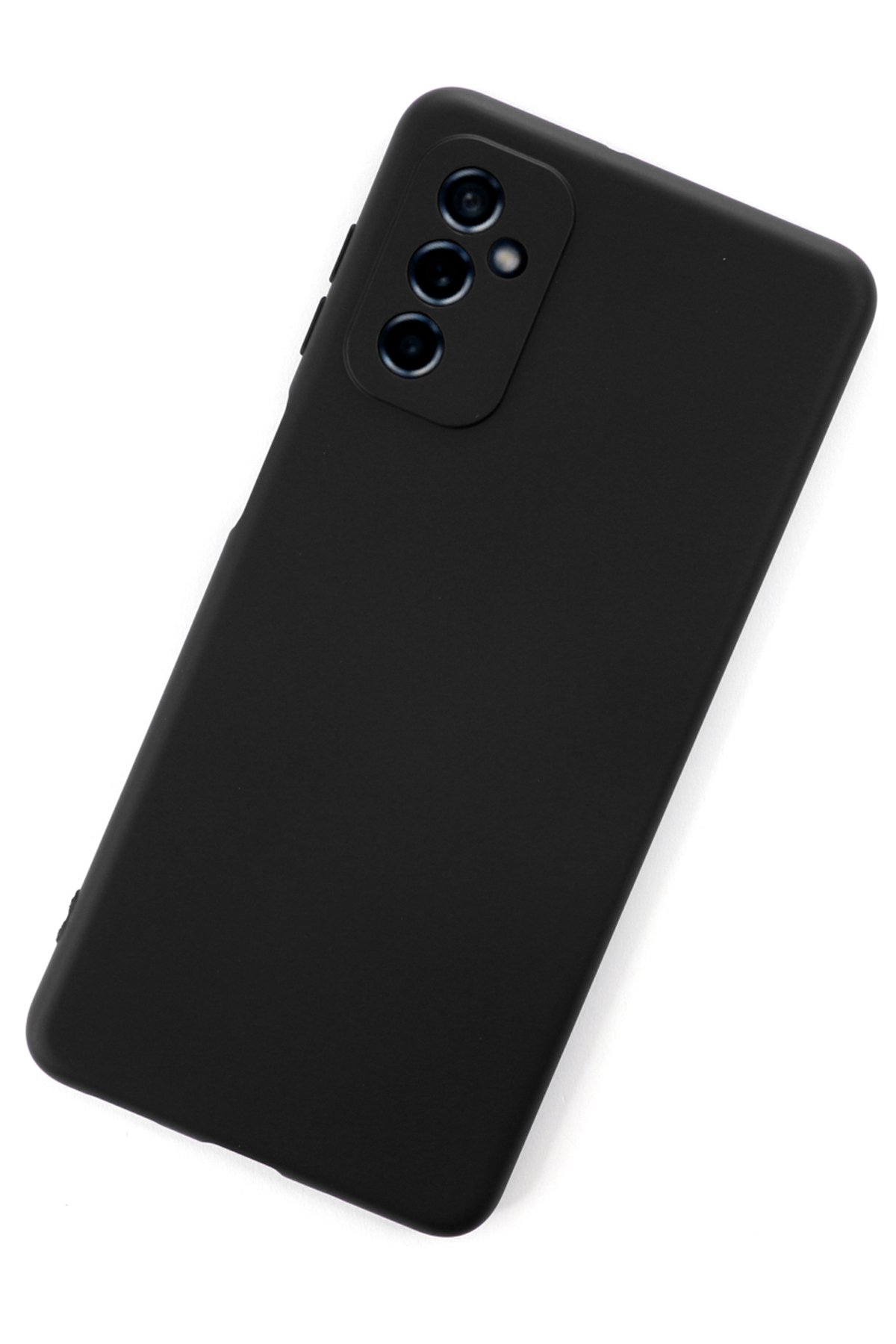 Newface Samsung Galaxy M52 5G Kılıf Platin Silikon - Lacivert