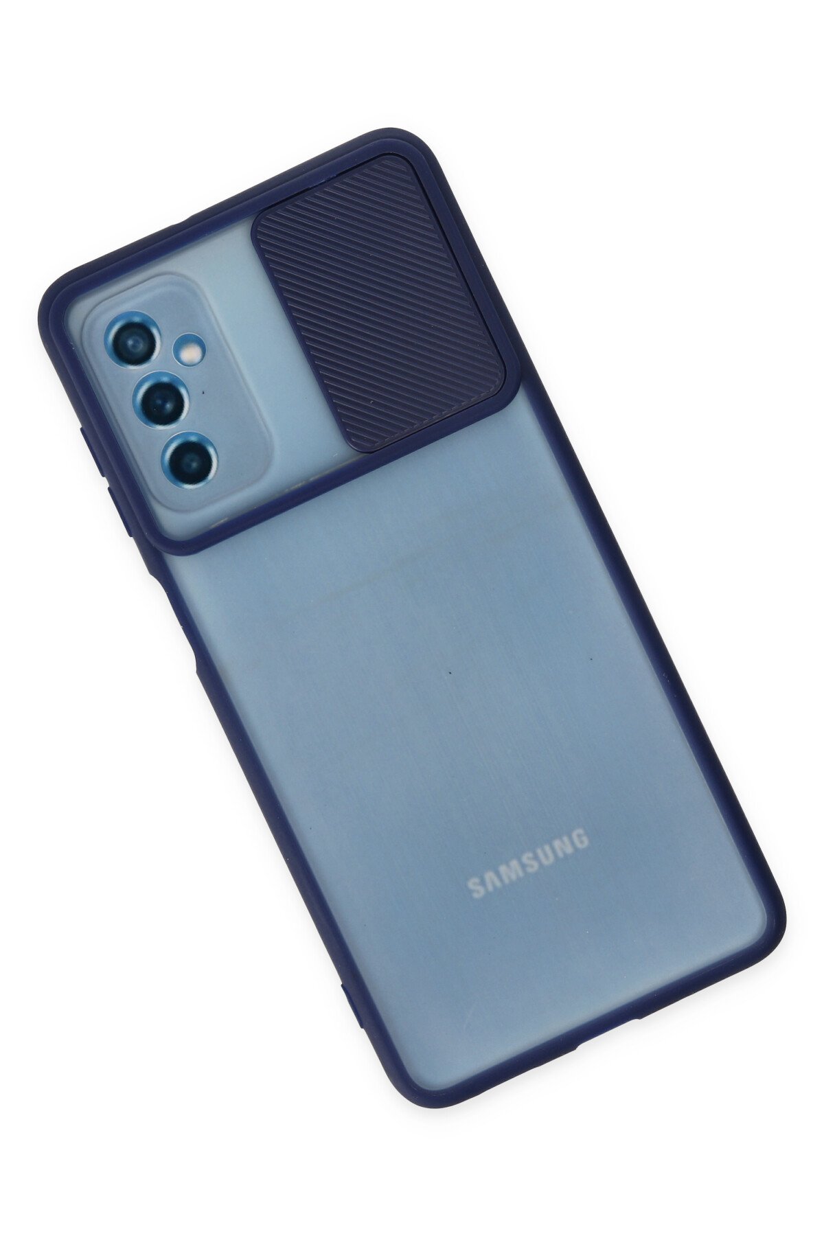 Newface Samsung Galaxy M52 5G Kılıf First Silikon - Siyah