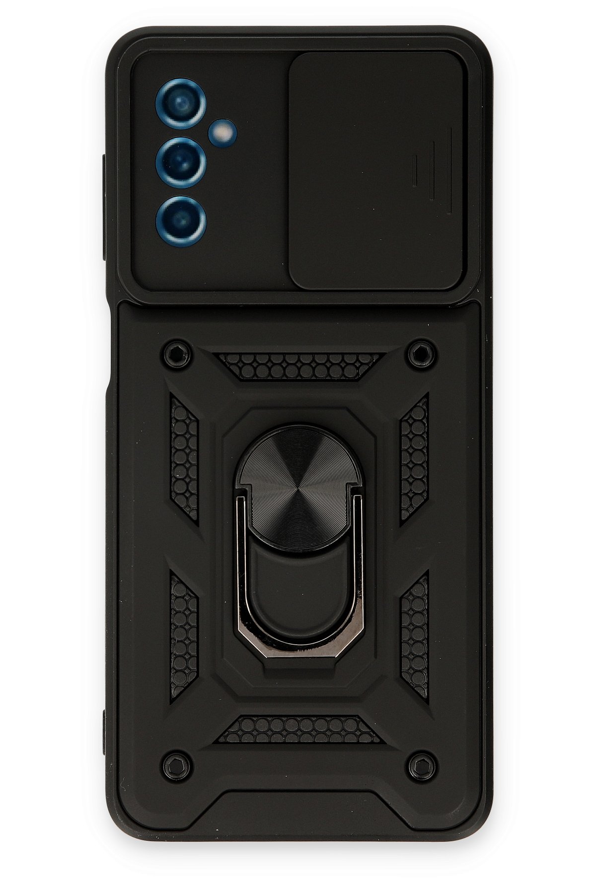 Newface Samsung Galaxy M52 5G Kılıf Loop Deri Silikon - Kırmızı