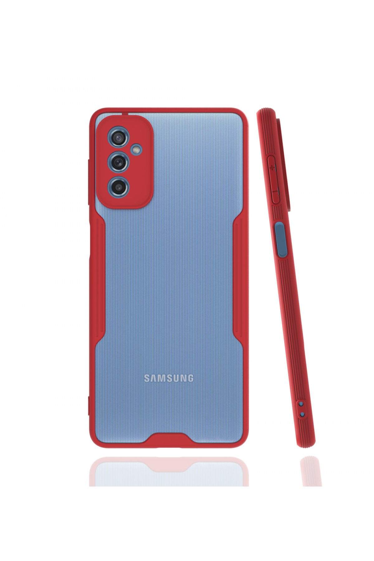 Newface Samsung Galaxy M52 5G Kılıf Montreal Silikon Kapak - Yeşil