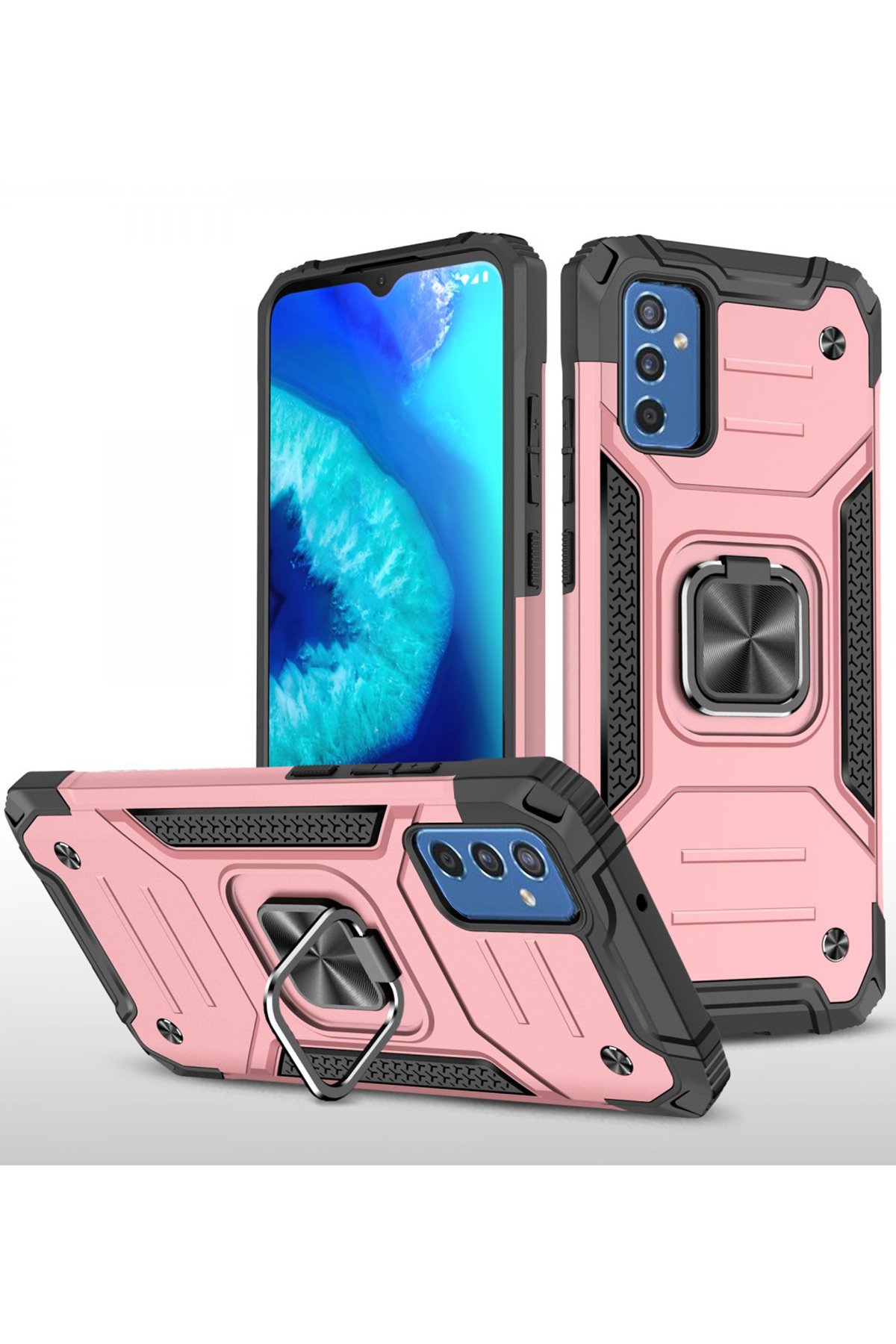 Newface Samsung Galaxy M52 5G Kılıf Trend S Plus Kapaklı Kılıf - Taba