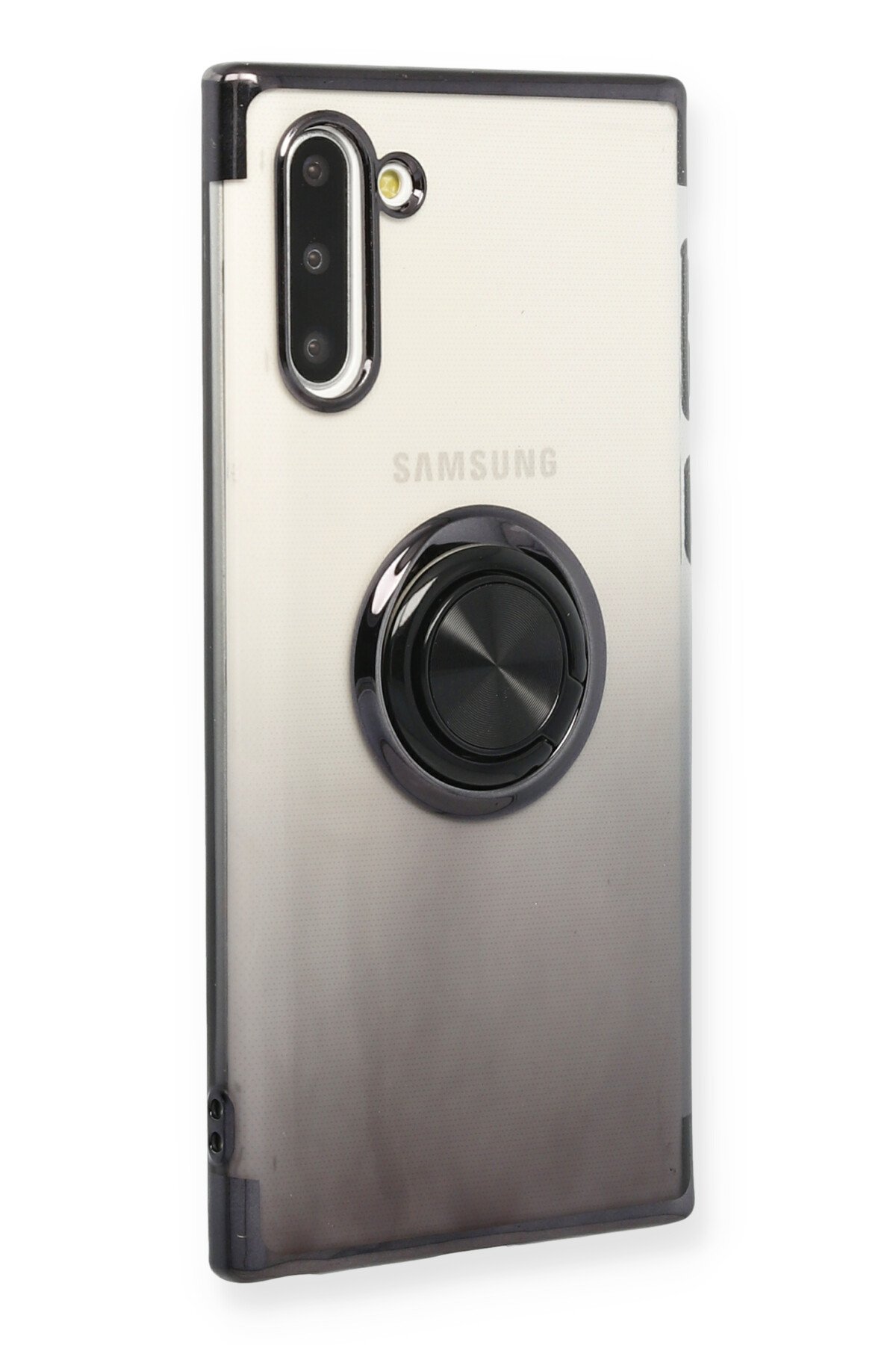 Newface Samsung Galaxy Note 10 Kılıf First Silikon - Siyah