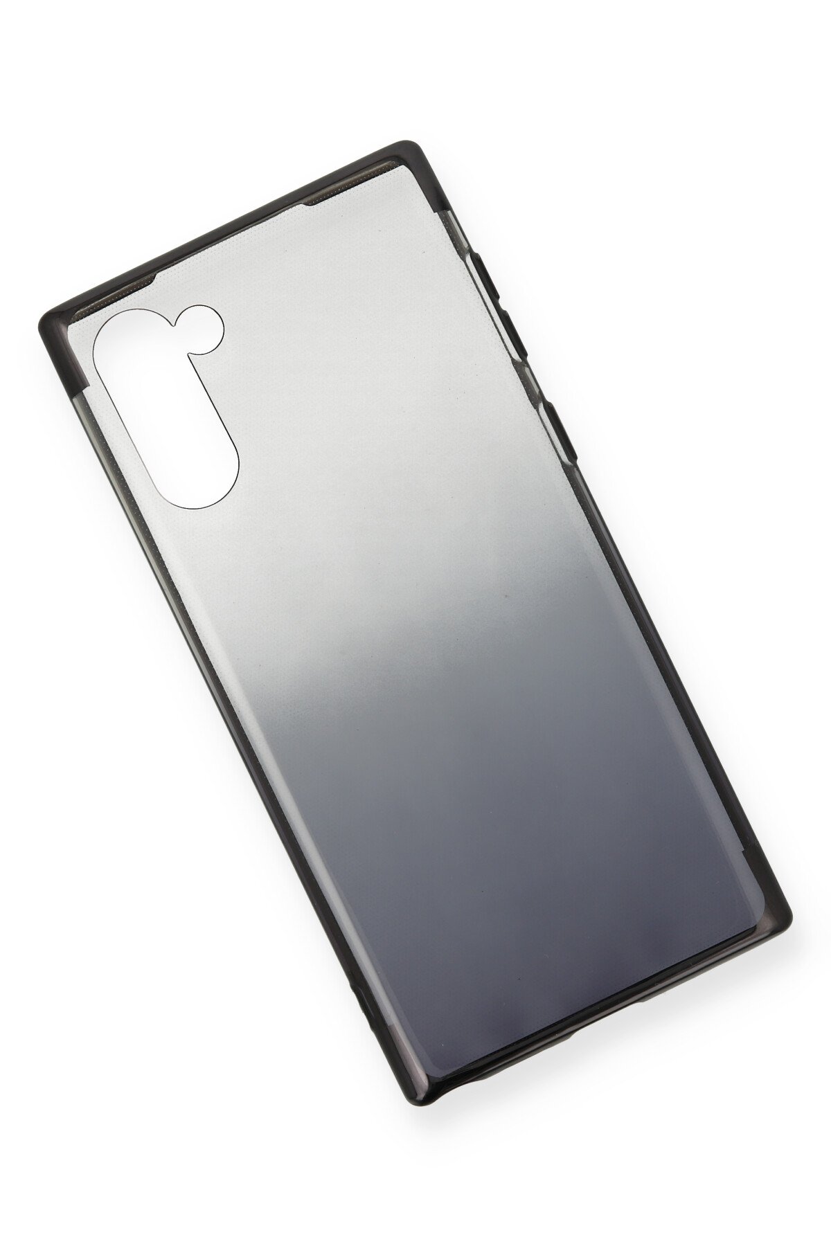 Newface Samsung Galaxy Note 10 Kılıf Trow Silikon Kapak - Kahverengi