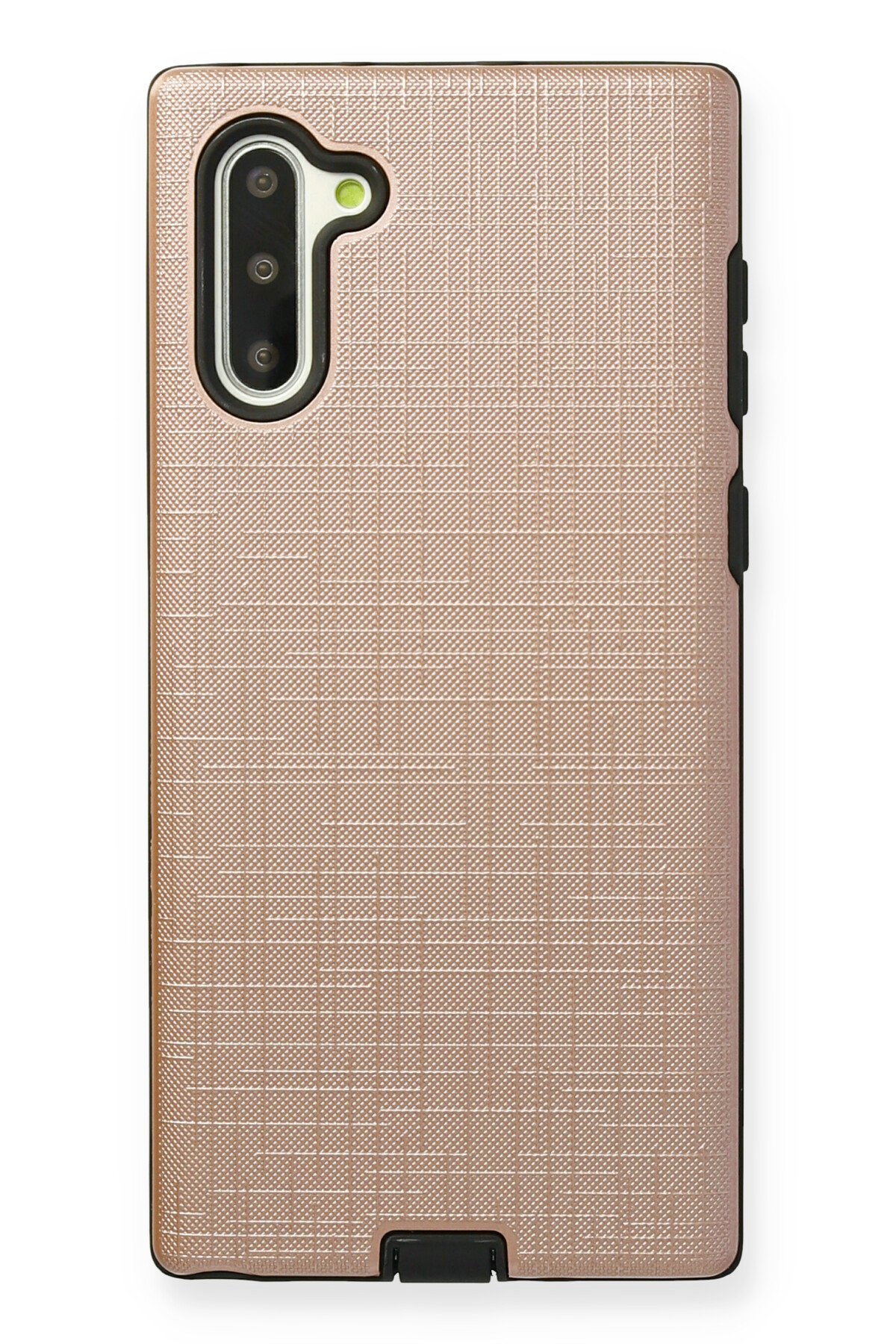 Newface Samsung Galaxy Note 10 Kılıf Viktor Yüzüklü Silikon - Mor