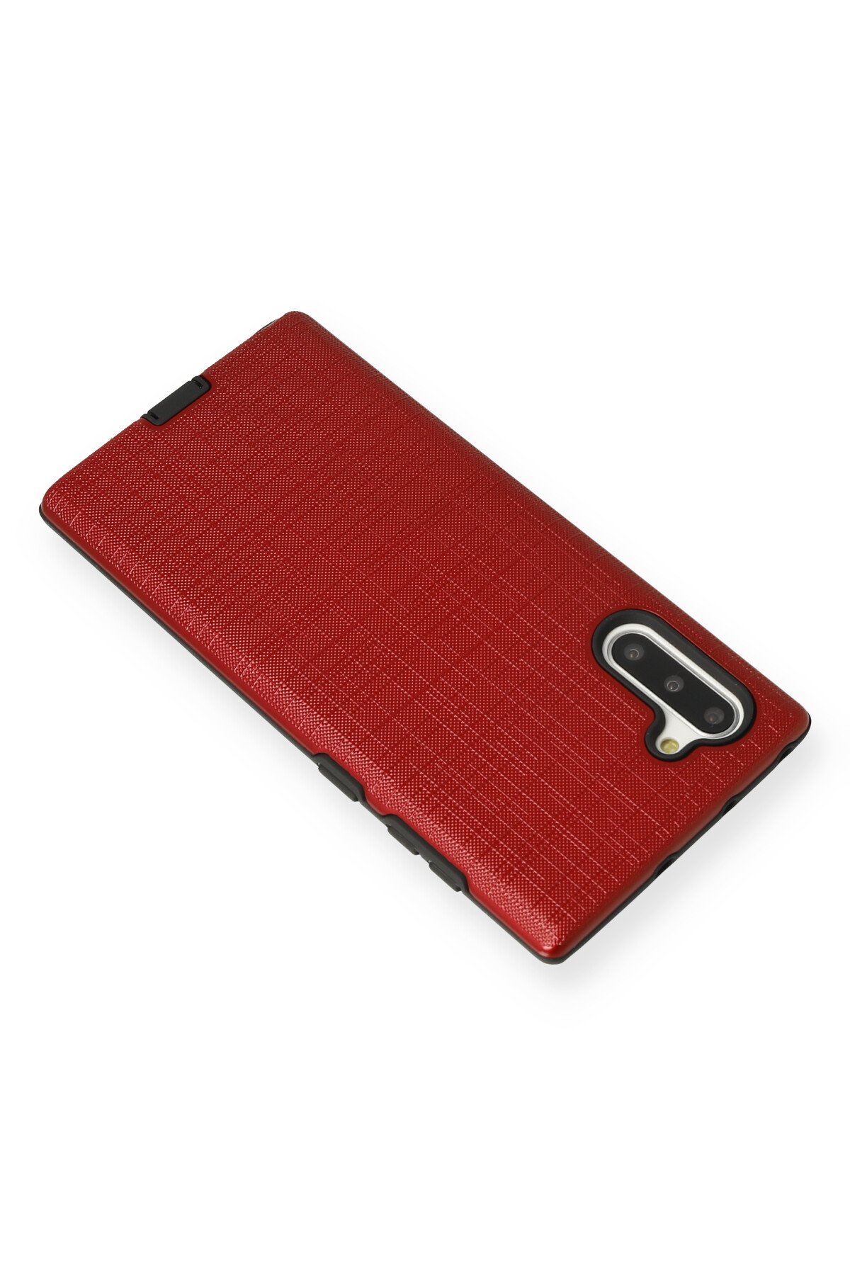 Newface Samsung Galaxy Note 10 Kılıf Viktor Yüzüklü Silikon - Lacivert