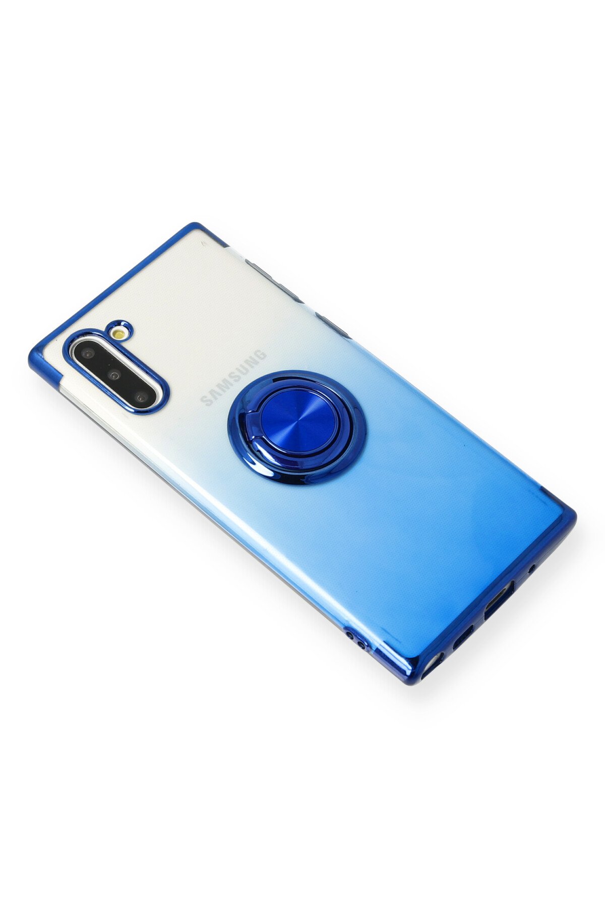 Newface Samsung Galaxy Note 10 Plus Kılıf Marvel Silikon - Mavi