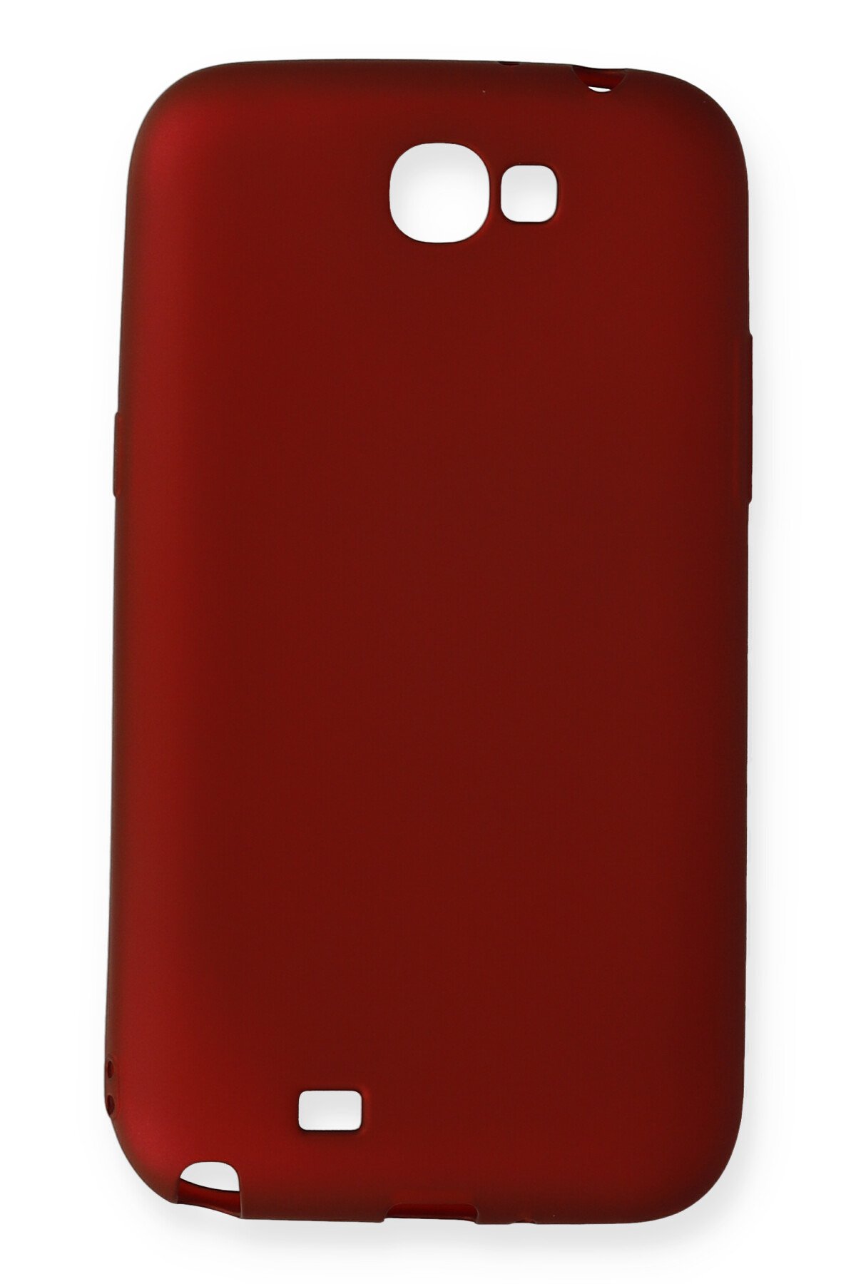 Newface Samsung Galaxy Note 2 / N7100 Kılıf First Silikon - Mürdüm