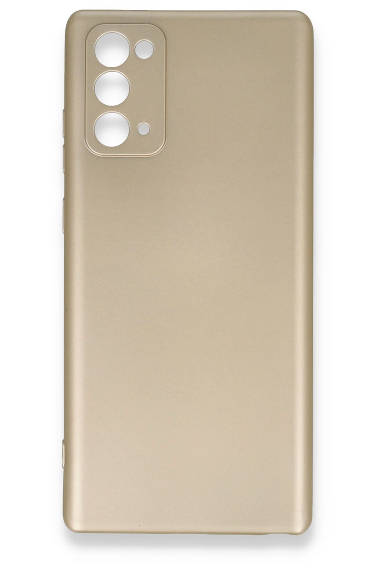 Newface Samsung Galaxy Note 20 Kılıf Nano içi Kadife Silikon - Lacivert