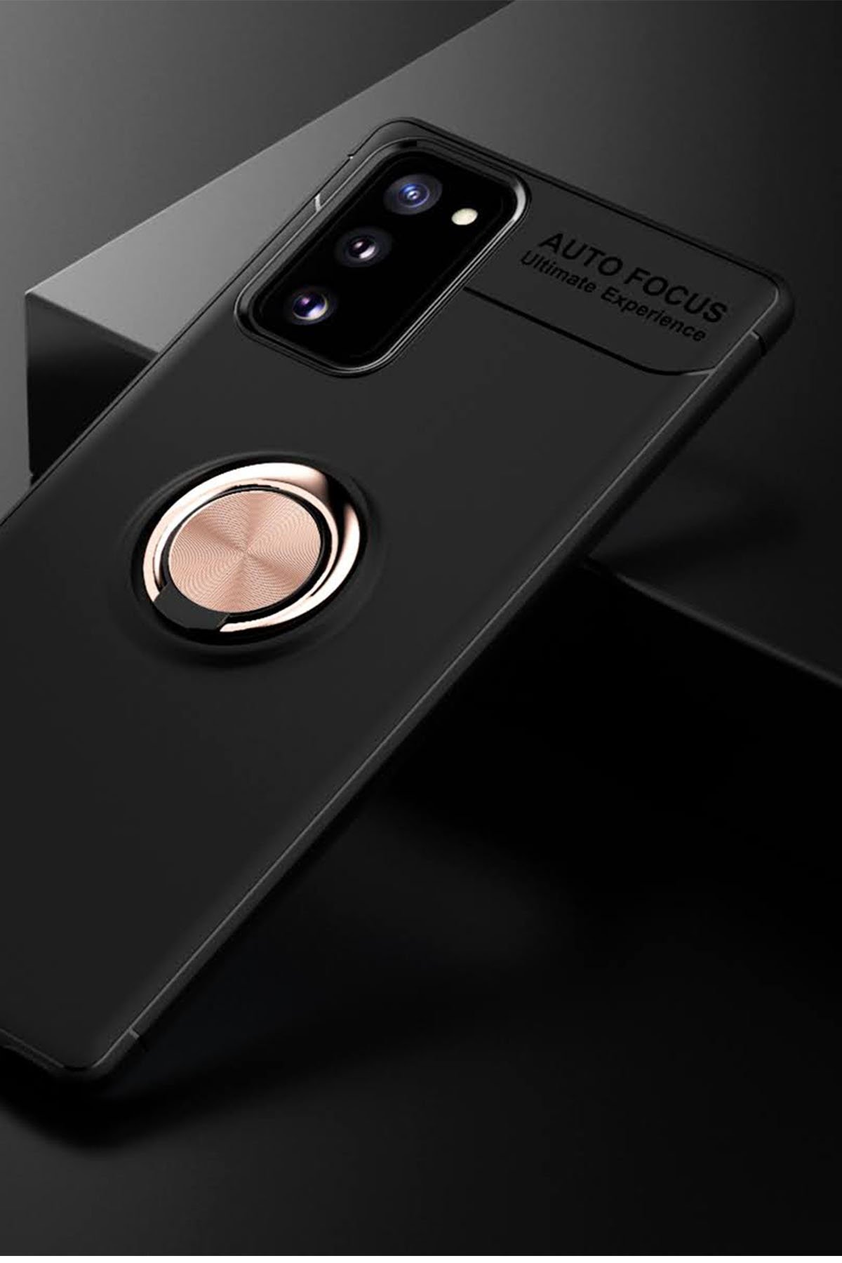 Newface Samsung Galaxy Note 20 Kılıf First Silikon - Siyah
