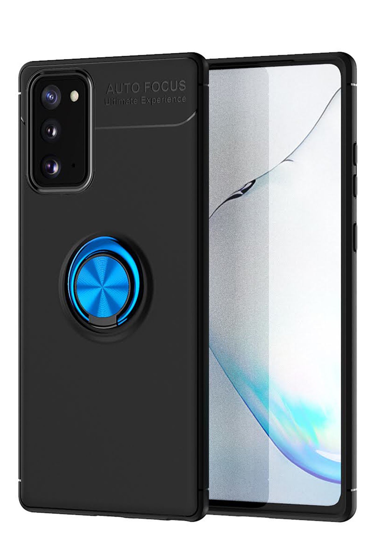 Newface Samsung Galaxy Note 20 Kılıf Nano içi Kadife Silikon - Lila