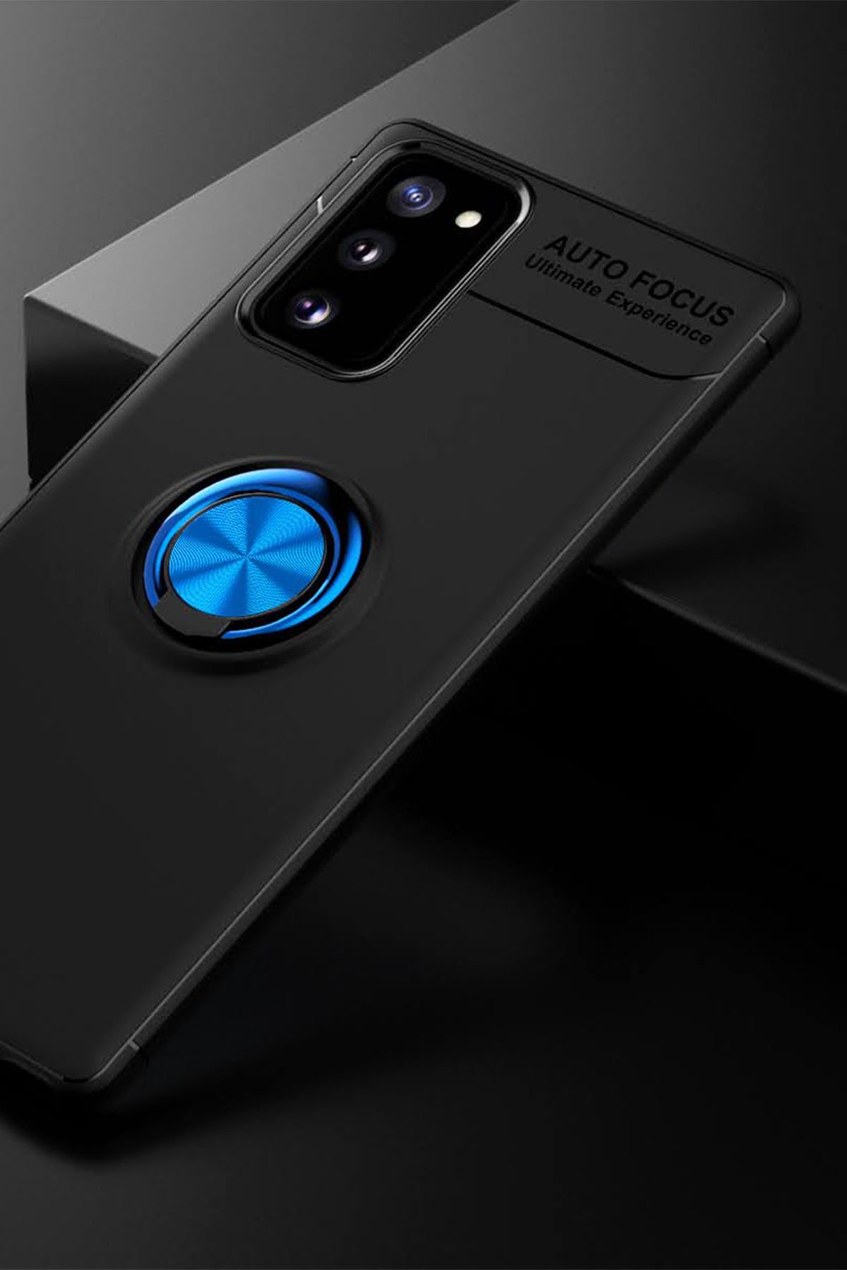 Newface Samsung Galaxy Note 20 Kılıf Nano içi Kadife  Silikon - Turuncu