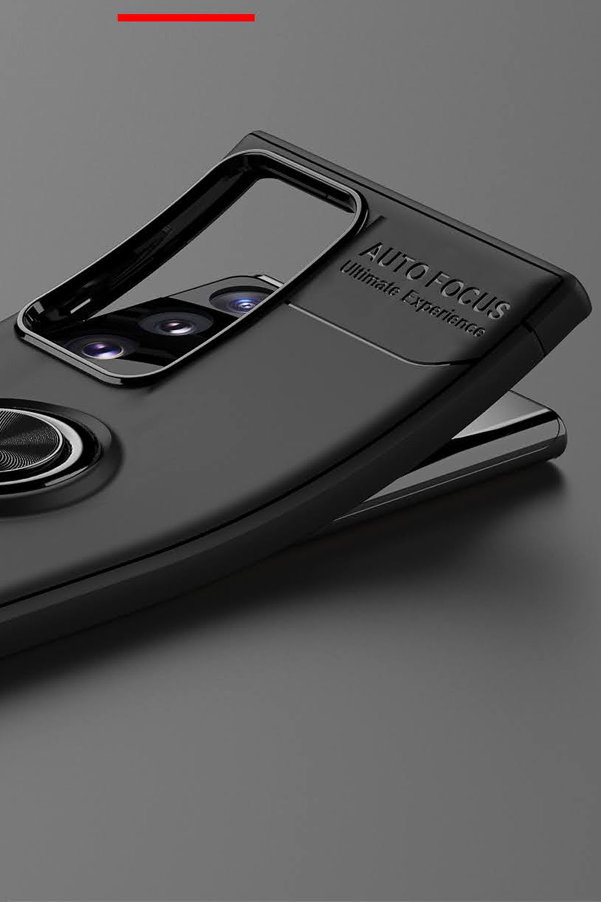 Newface Samsung Galaxy Note 20 Ultra Kılıf Liva Lens Silikon - Siyah